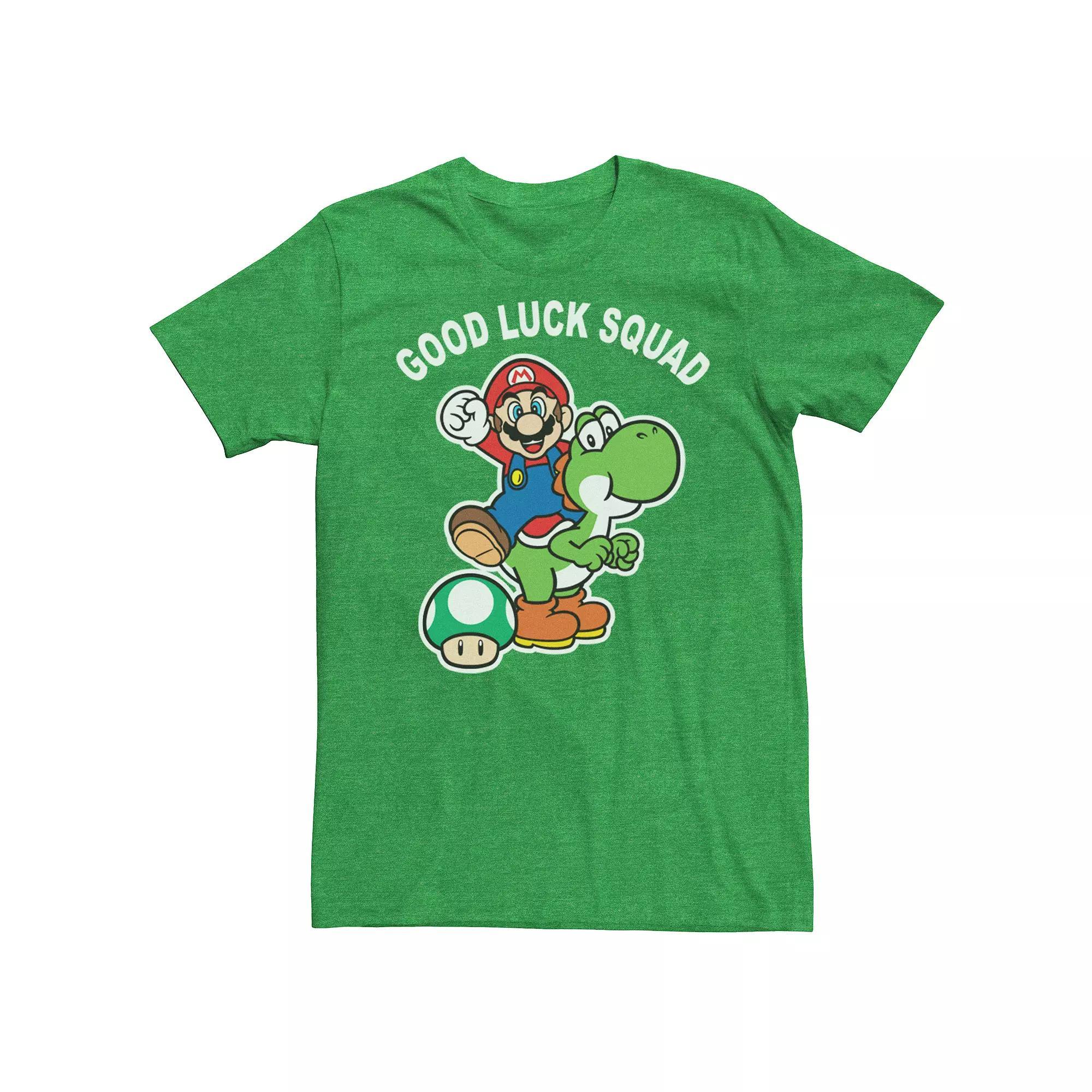 Mens Universal Monsters Green And Orange Name List Graphic Tee Product Image