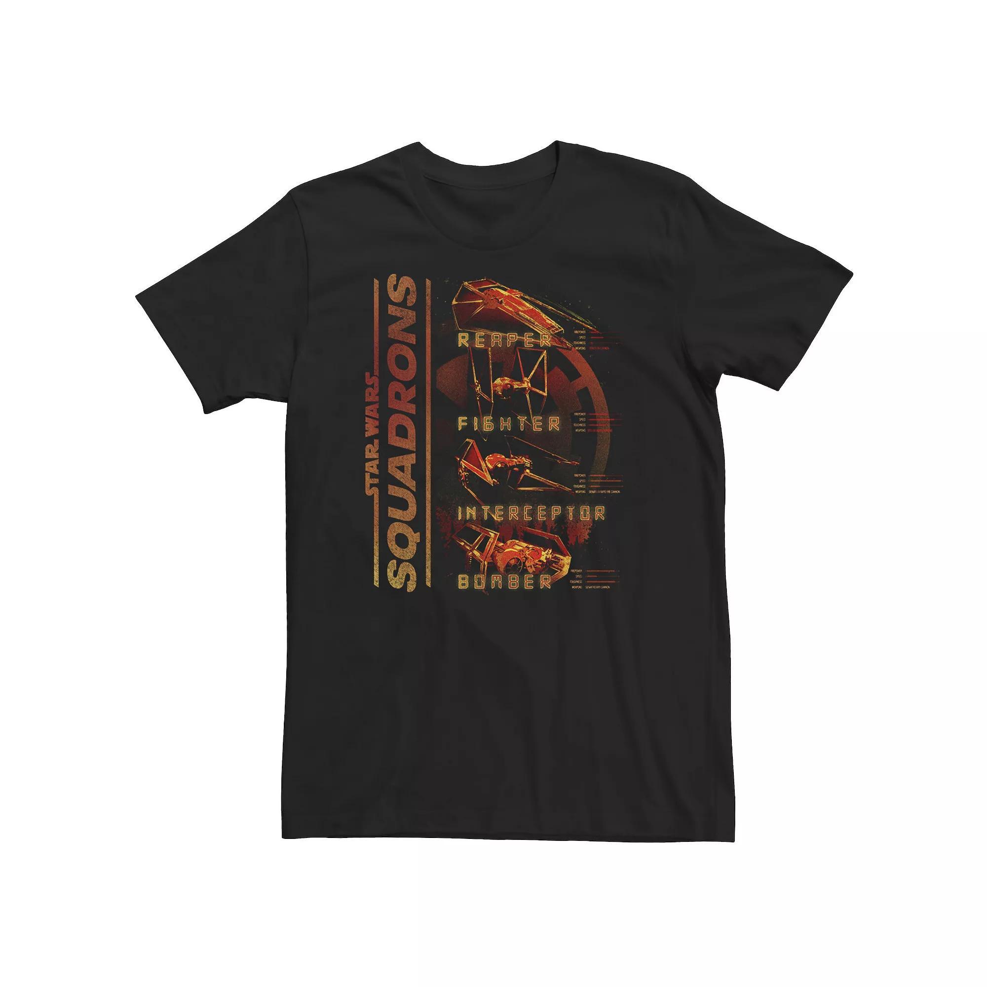 Men's Star Wars R2-D2 & C-3PO Dark Landscape Portrait Tee, Size: Large, Black Product Image
