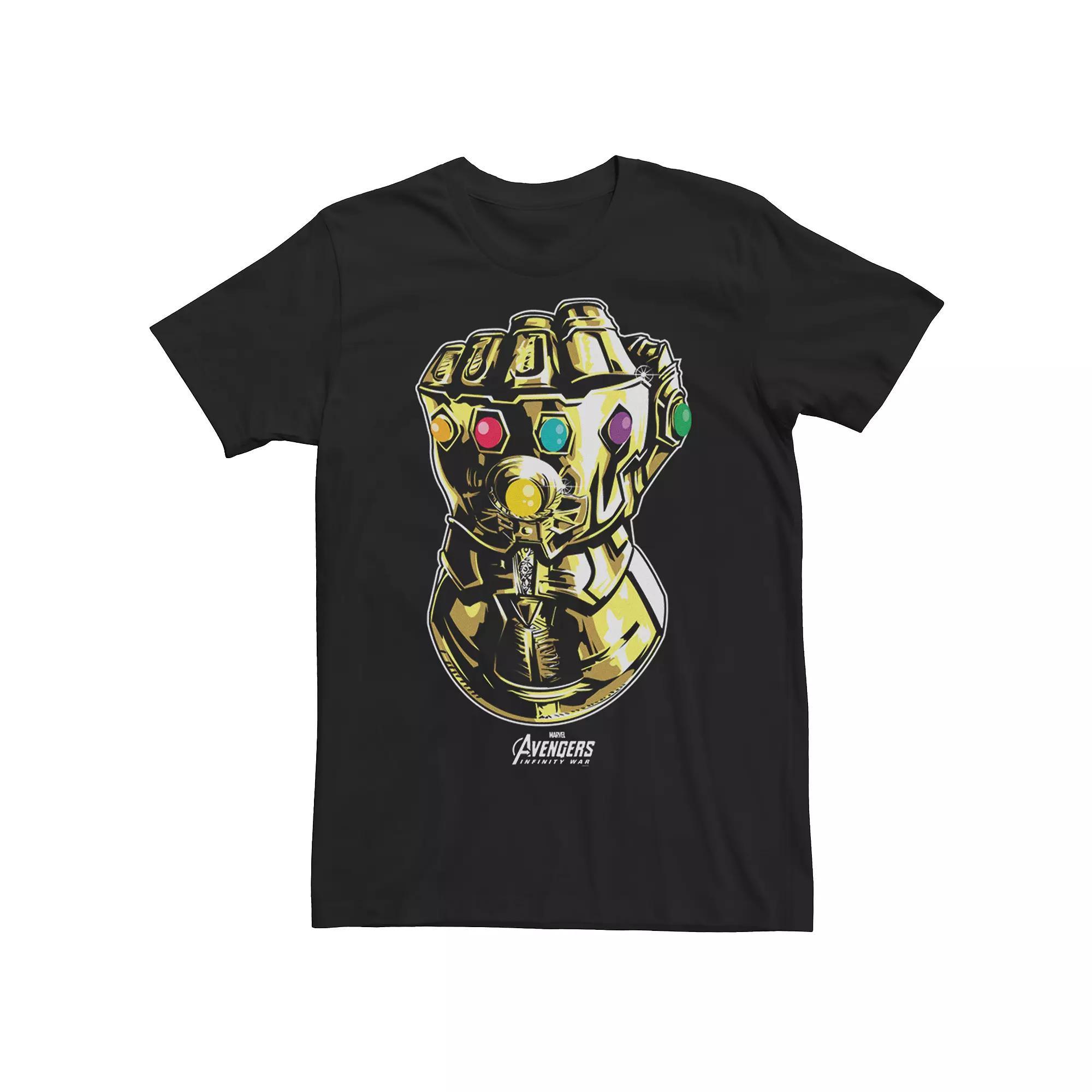Mens Marvel Avengers Infinity War Thanos Gauntlet Graphic Tee Product Image