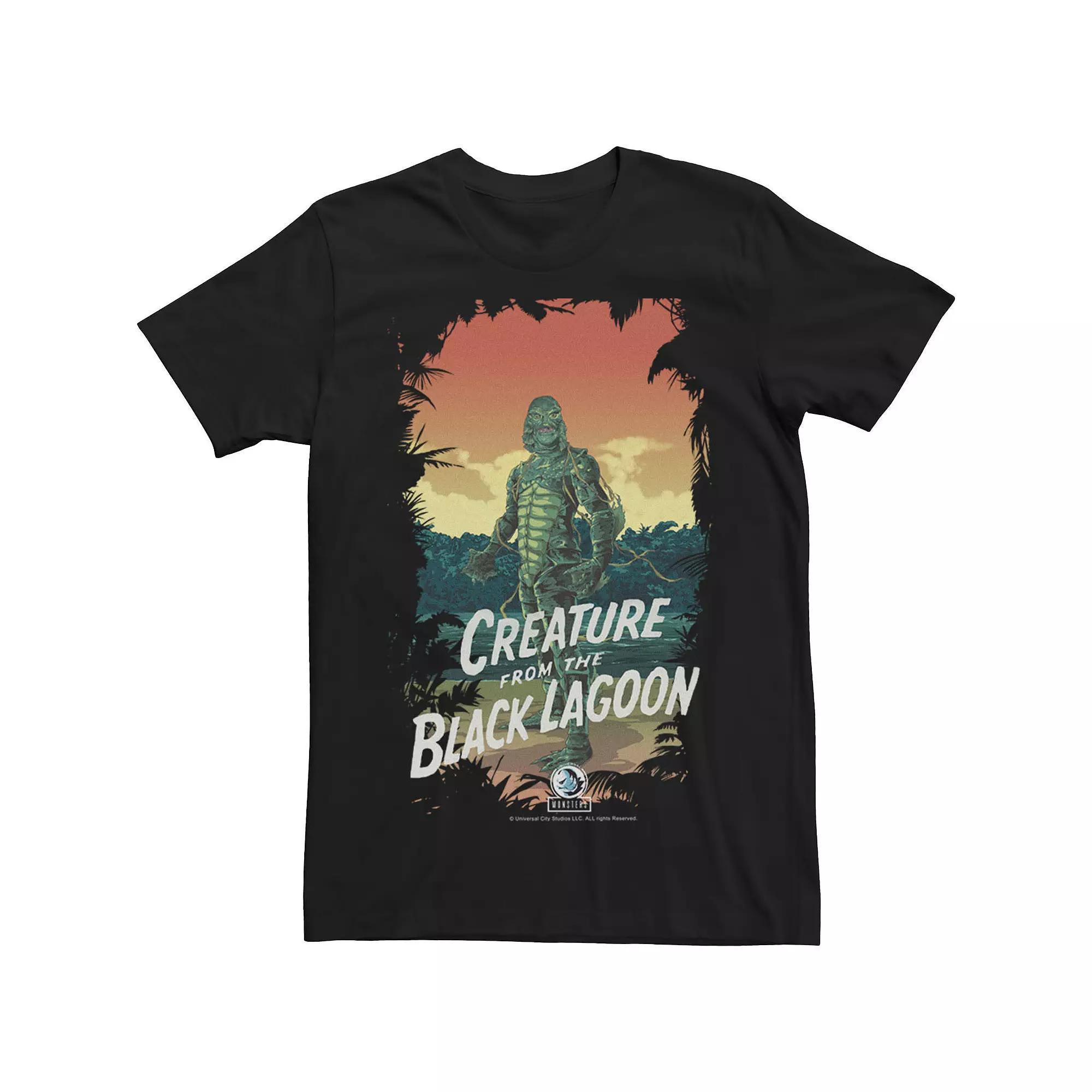 Men's Universal Monsters Creature From The Black Lagoon Dark Frame Tee, Size: XL Product Image