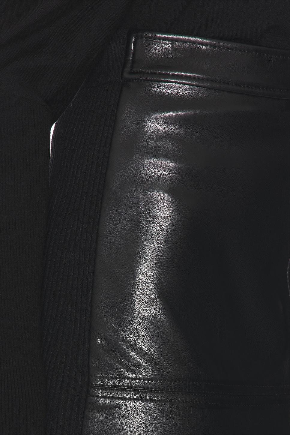 Bianca Faux Leather Midi Skirt SIMKHAI Product Image