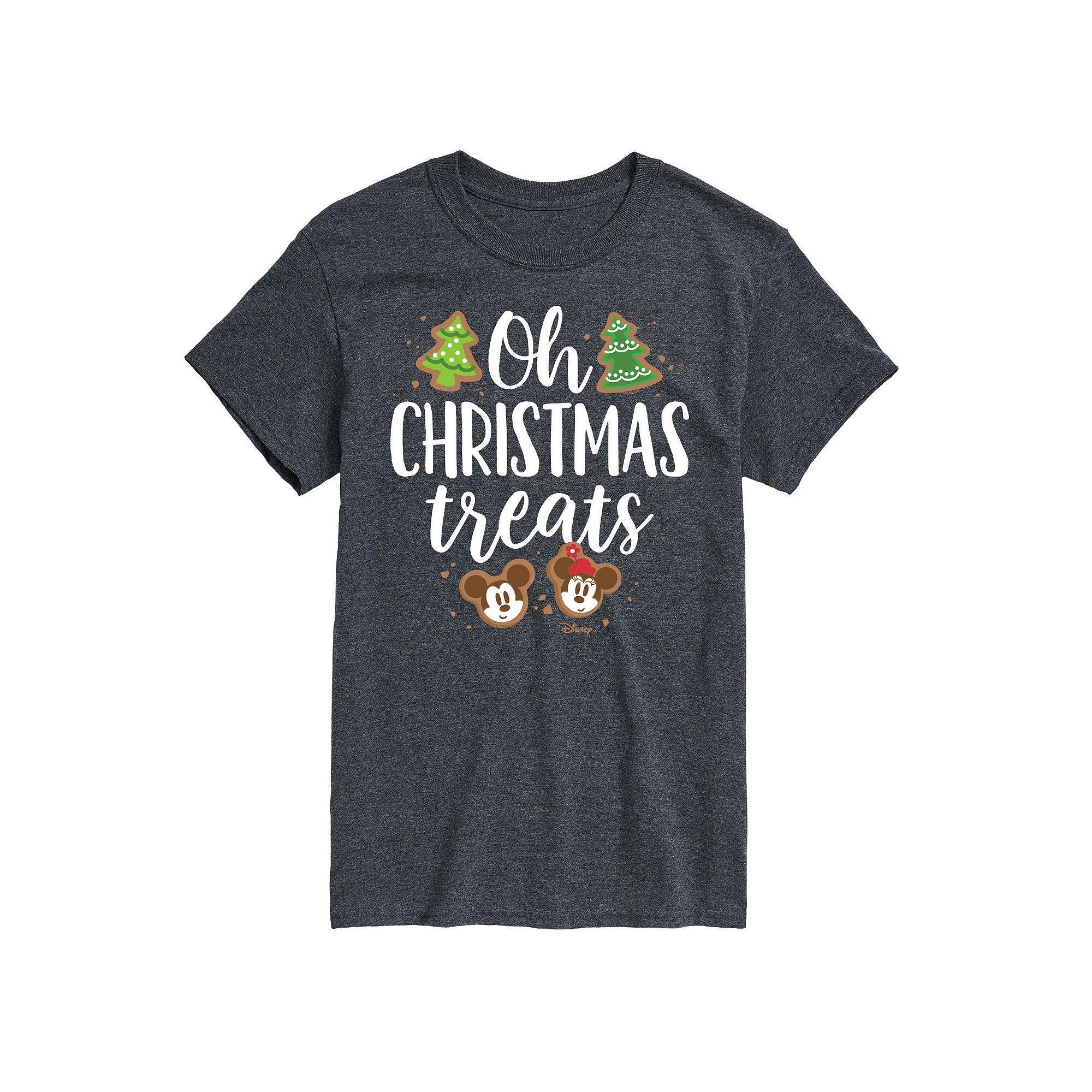Disney's Big & Tall Oh Christmas Treats Graphic Tee, Men's, Size: XXL Tall, Gray Product Image