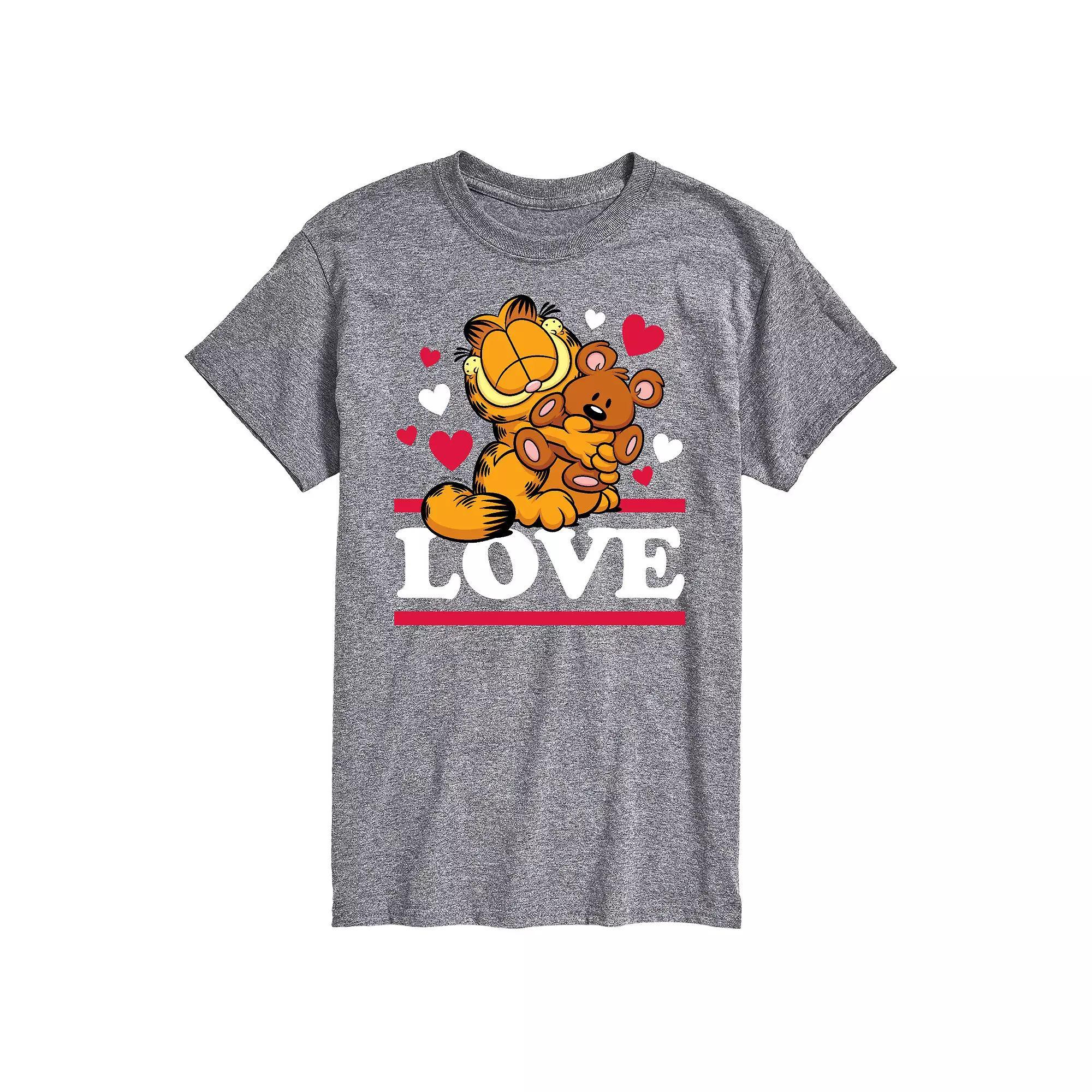 Big & Tall Garfield Love Garfield Tee, Mens Product Image