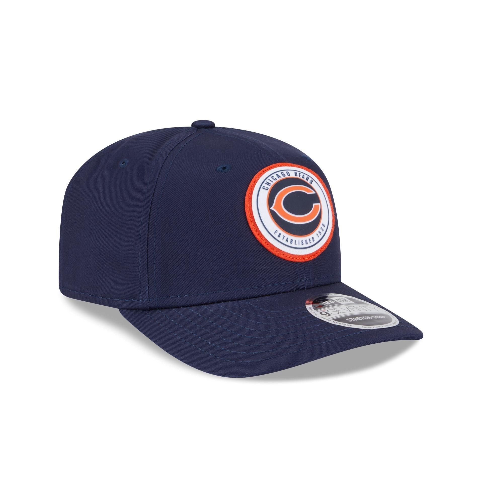 Chicago Bears Circle Patch 9SEVENTY Stretch-Snap Hat Male Product Image