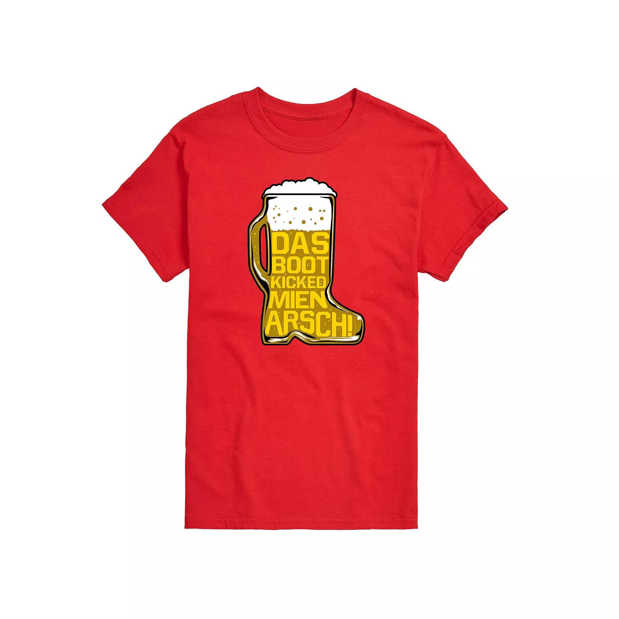Big & Tall Beer Glass DasBoot Graphic Tee, Mens Product Image