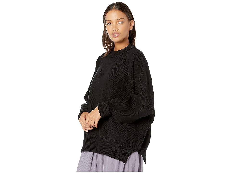 Free People Easy Street Tunic Sweater Black S Product Image