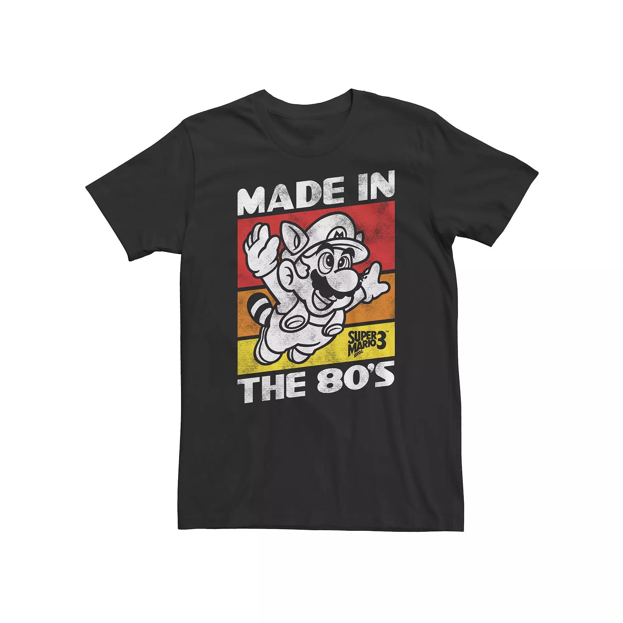 Men's Nintendo Super Mario Tee, Size: XL, Black Product Image