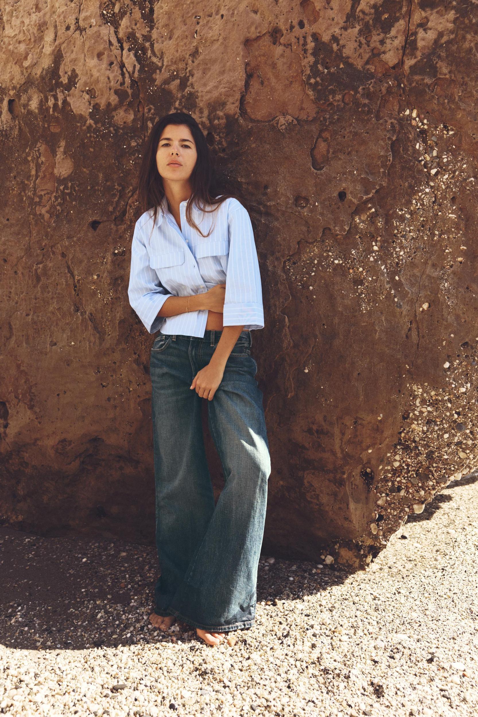 Z1975 HIGH RISE WIDE LEG JEANS Product Image