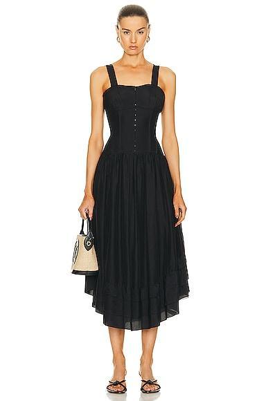 Ulla Johnson Faye Dress in Black Product Image
