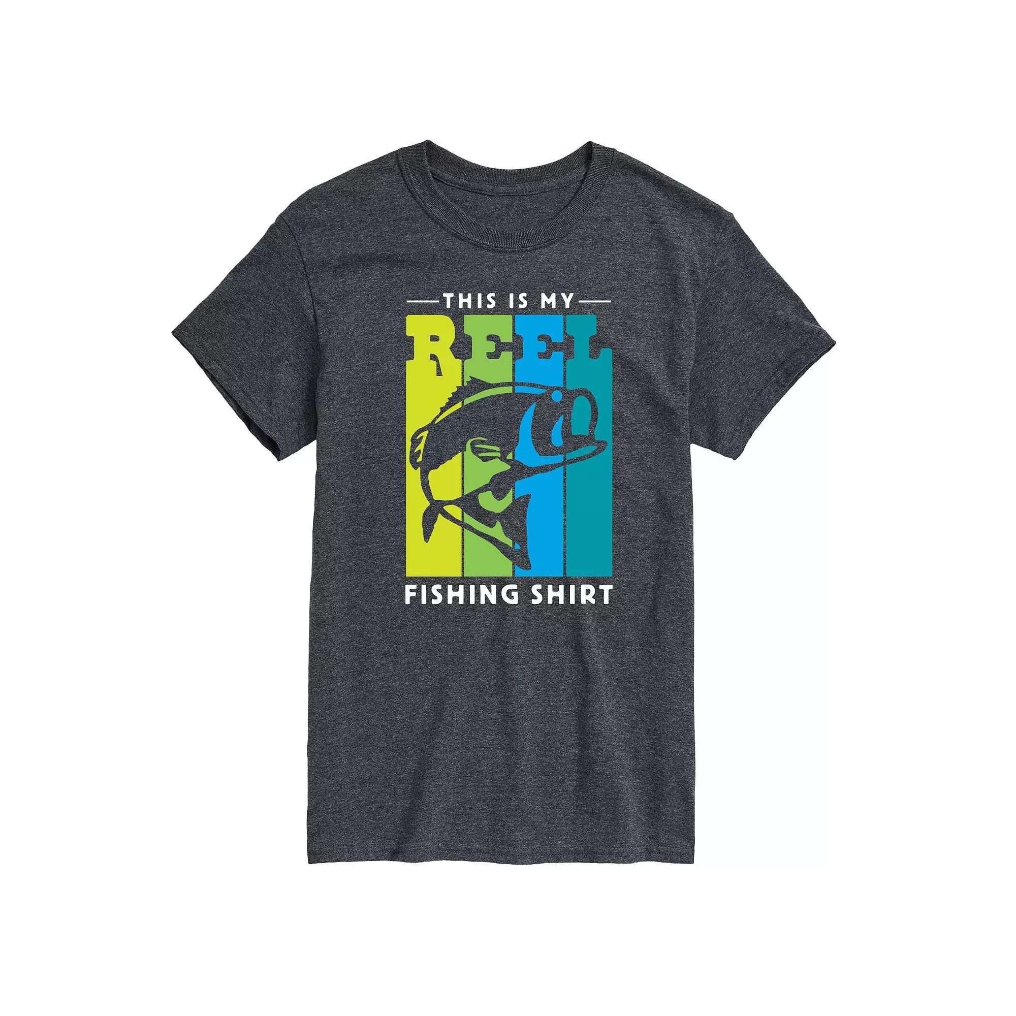Mens This is My Reel Fishing Shirt Graphic Tee Product Image