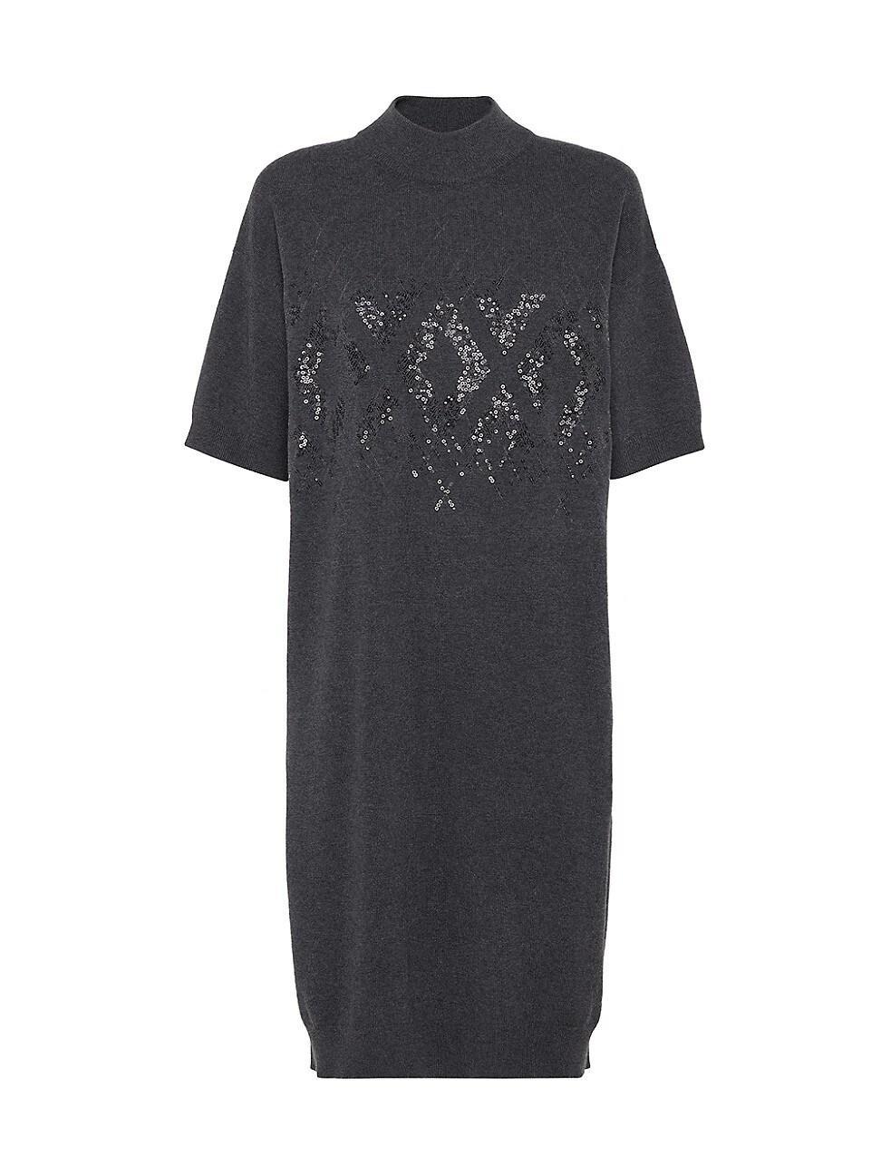Womens Virgin Wool, Cashmere and Silk Knit Dress Product Image
