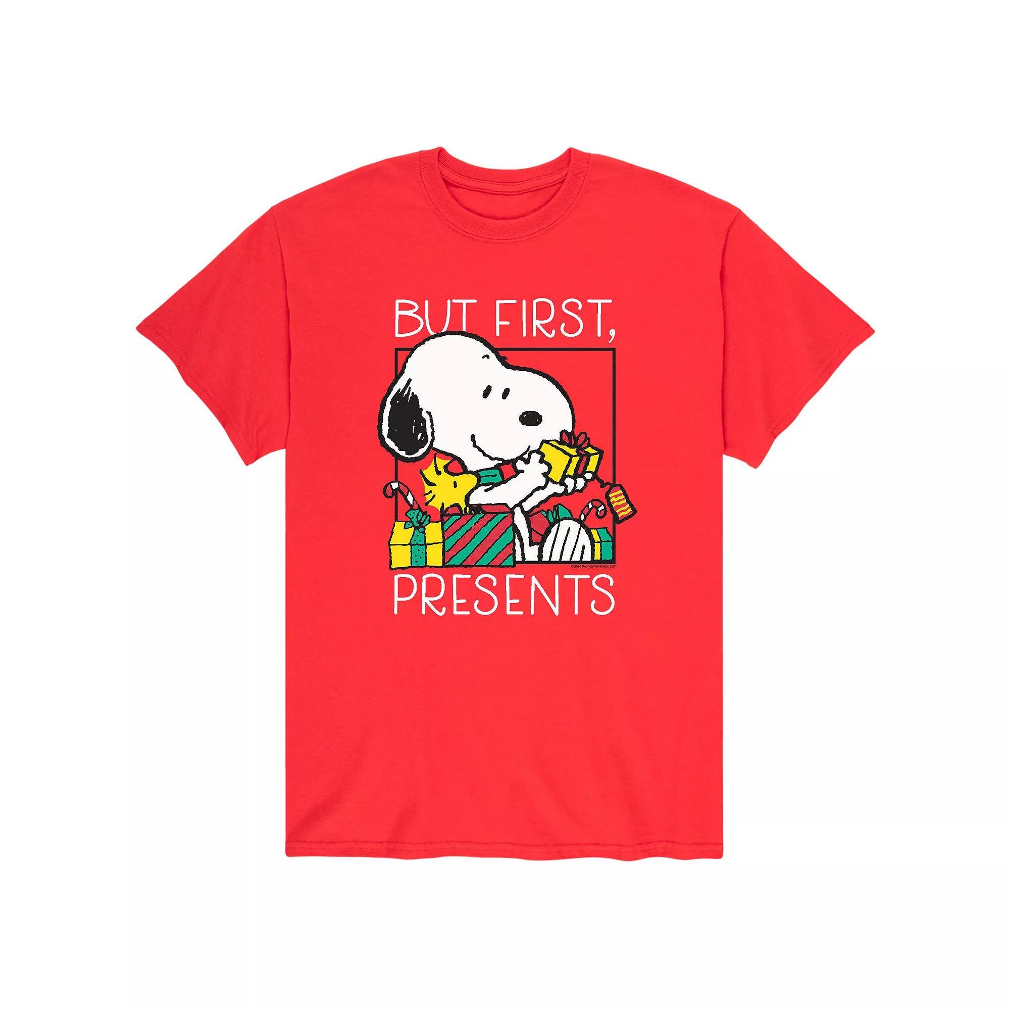 Mens Peanuts Presents First Tee Product Image