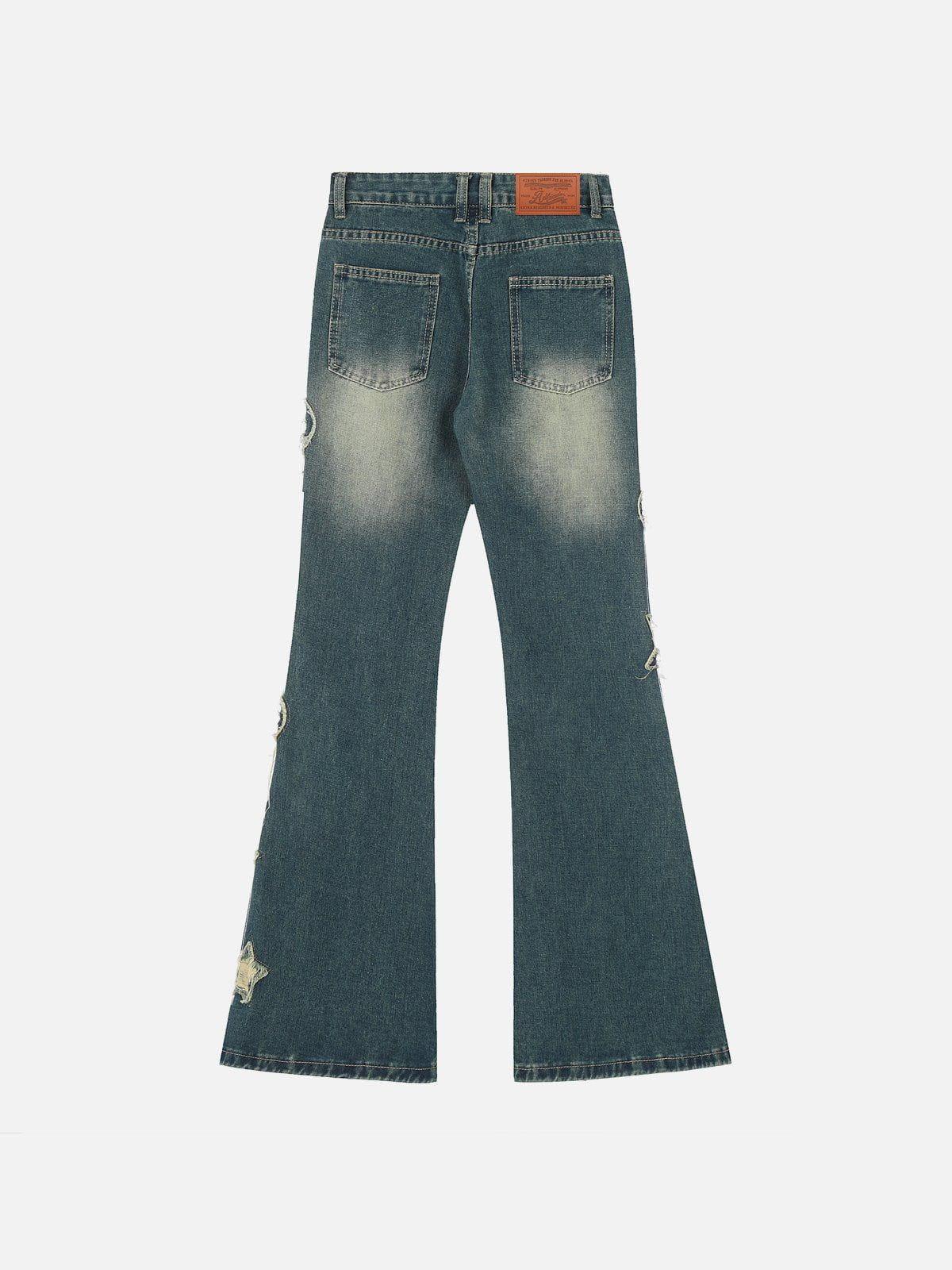 Aelfric Eden Distressed Star Heart Jeans Female Product Image
