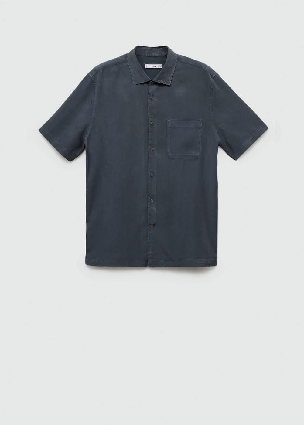 Braided knit polo shirt - Men | MANGO USA Product Image