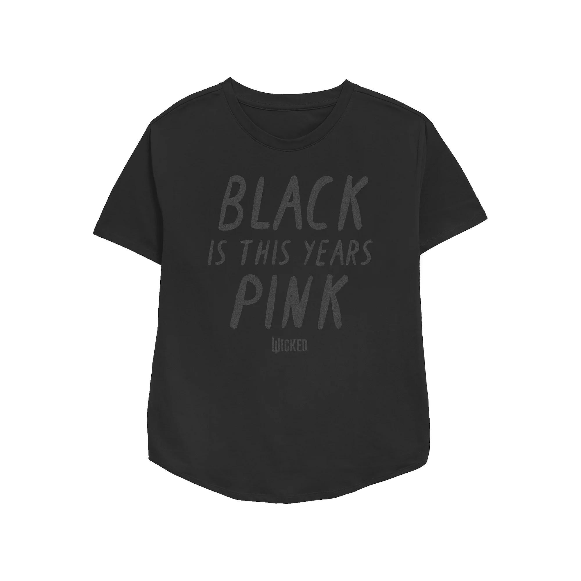 Womens Wicked Is This Years Pink Relaxed Fit Graphic Tee Product Image