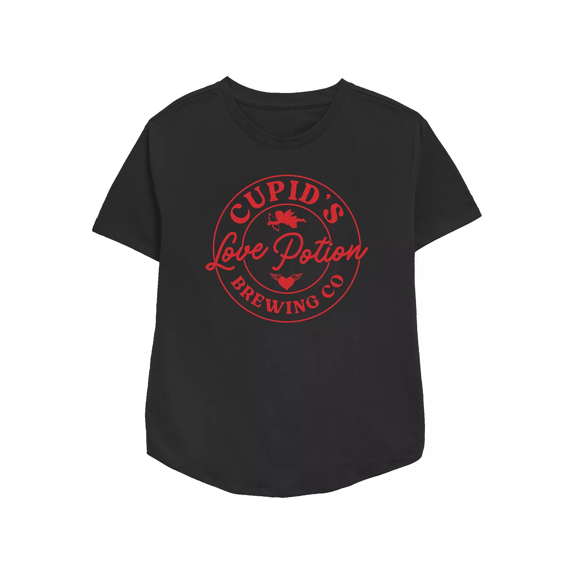 Women's Star Wars The Force Is Strong With This Mom Relaxed Fit Graphic Tee, Size: Small, Black Product Image