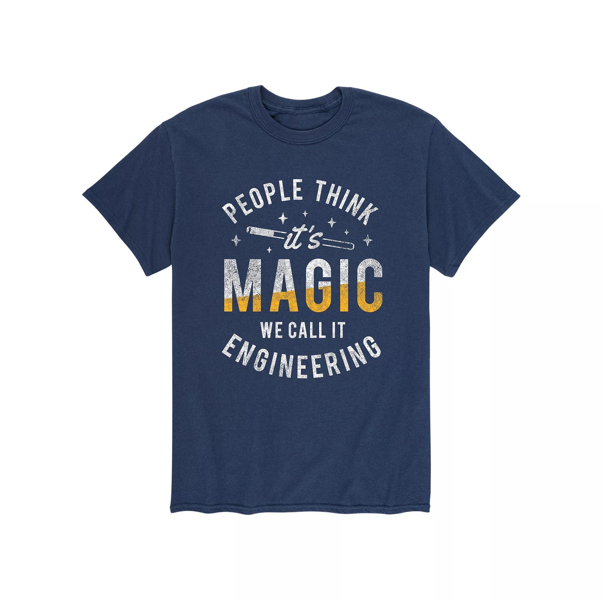 Mens Magic Engineering Tee Blue Product Image