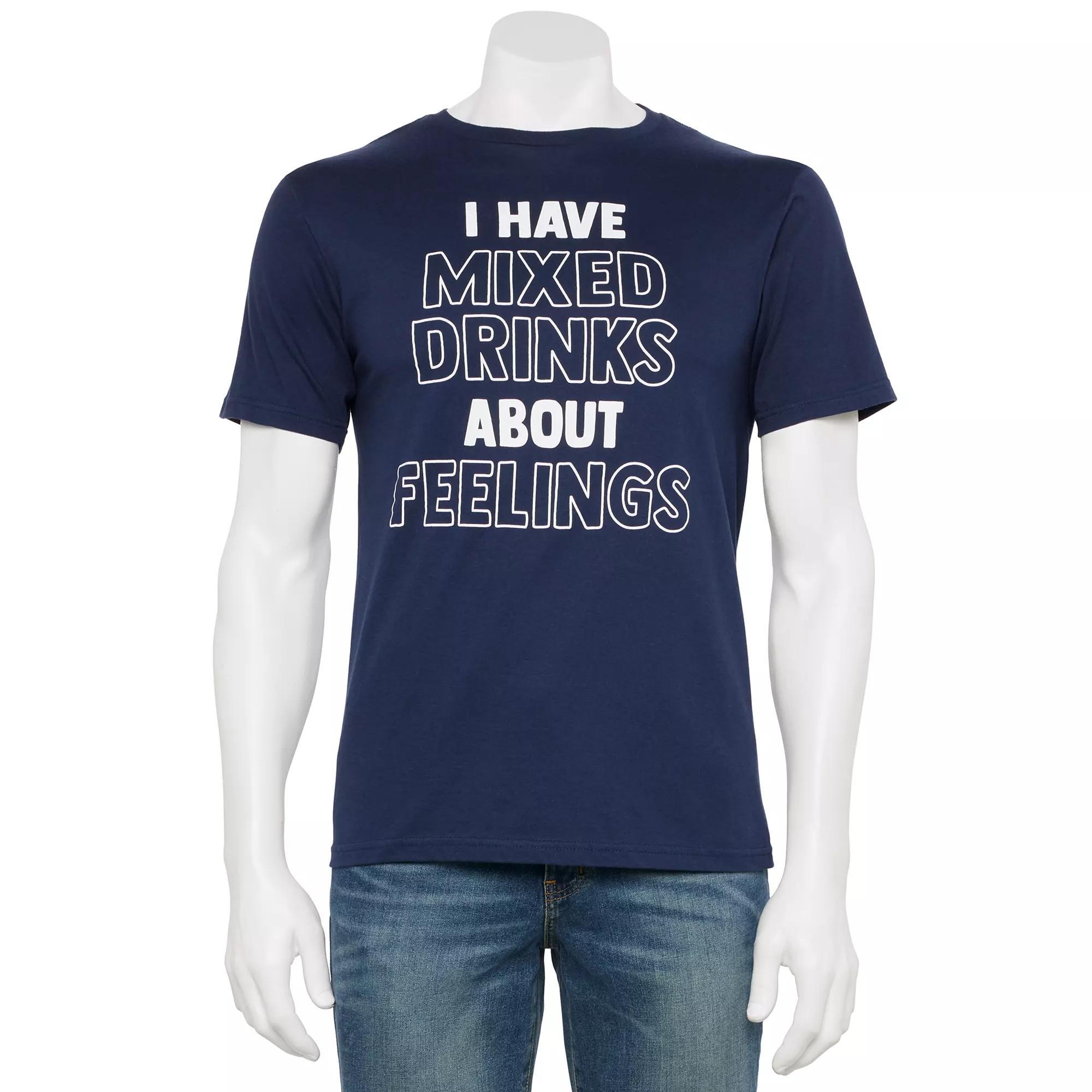 Men's Mixed Drinks Tee, Size: Small, Blue Product Image