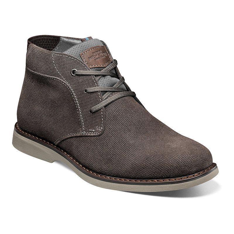 Nunn Bush Otto Mens Plain Toe Chukka Boots Blue Product Image