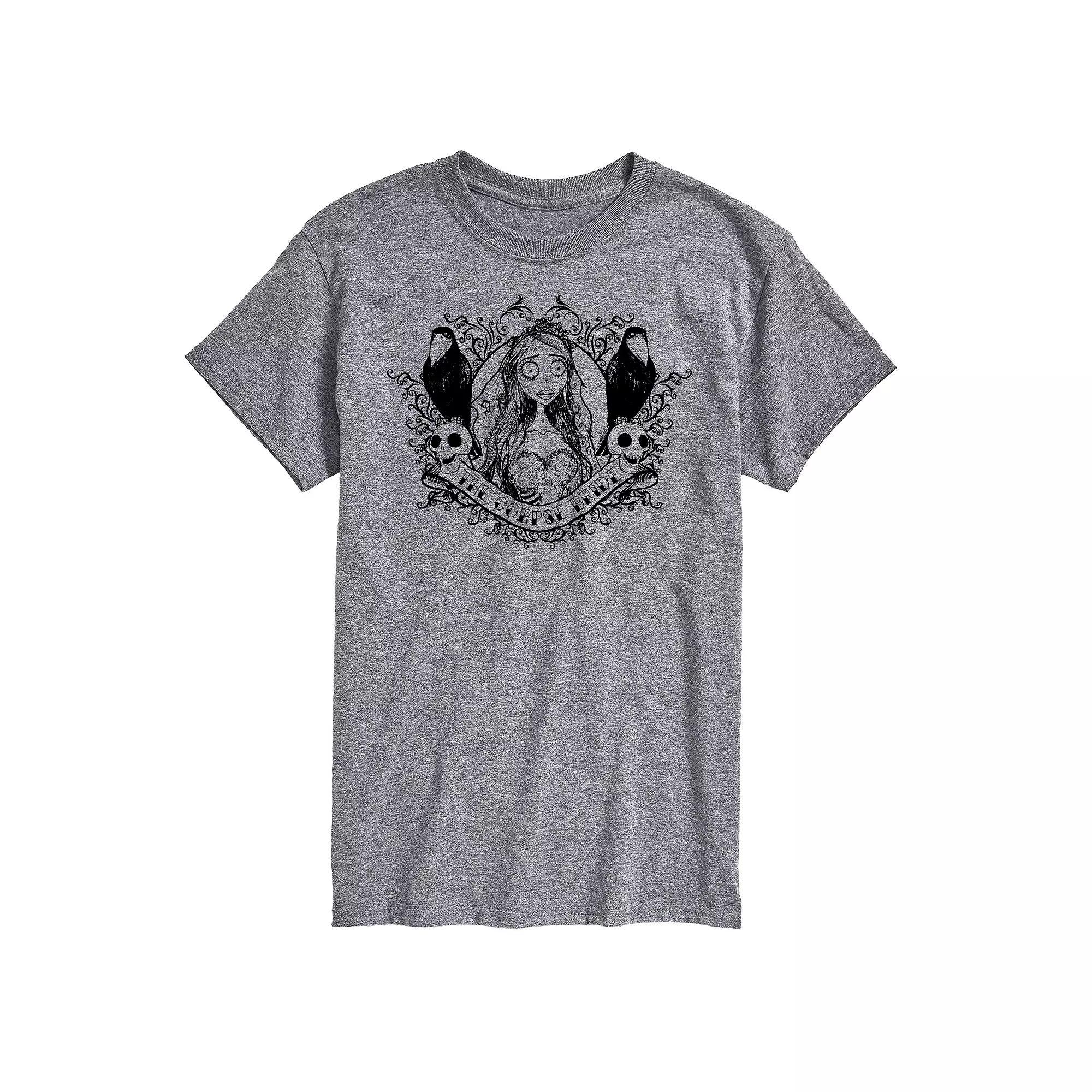 Mens Corpse Bride Crows Graphic Tee Product Image