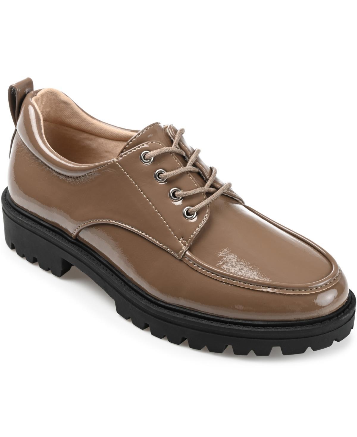 Journee Womens Tru Comfort Foam Zina Oxford Shoes Ivory Product Image