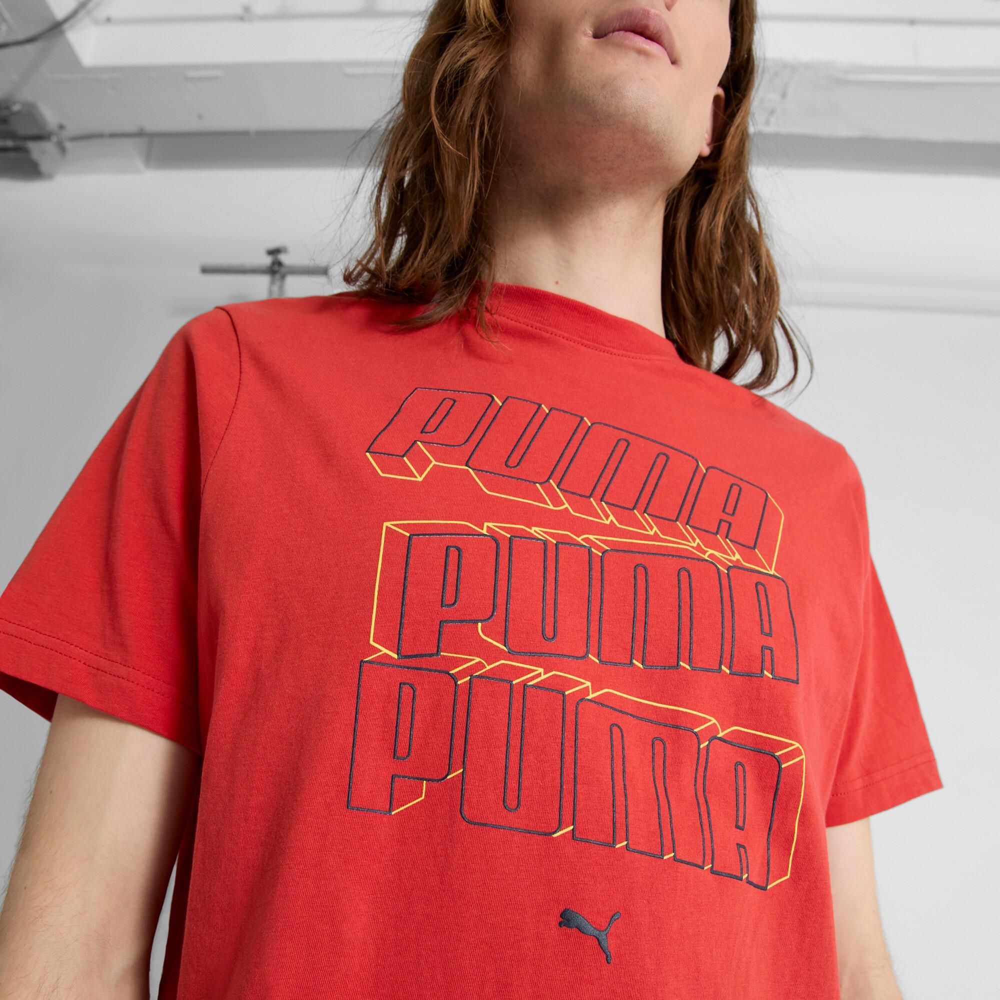 PUMA ESS Stacked Logo Mens T-Shirt Product Image