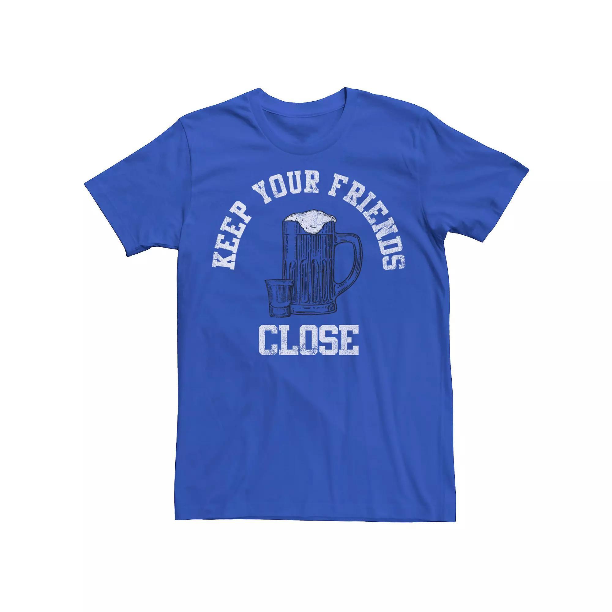 Men's Keep Your Friends Close Tee, Size: Small, Kelly Grey Product Image