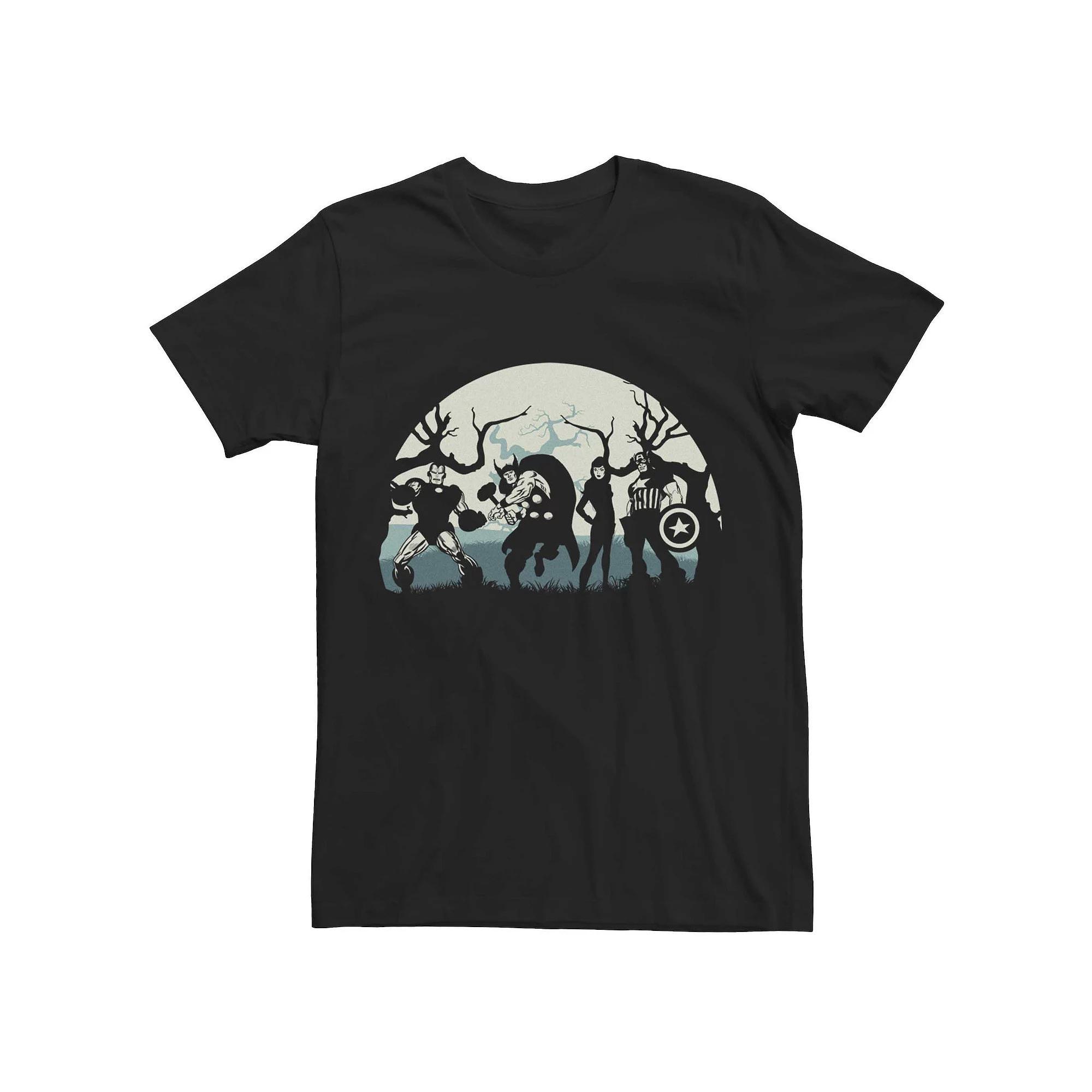 Men's Star Wars: The Last Jedi Millennium Falcon Retro Logo Tee, Size: XL, Black Product Image