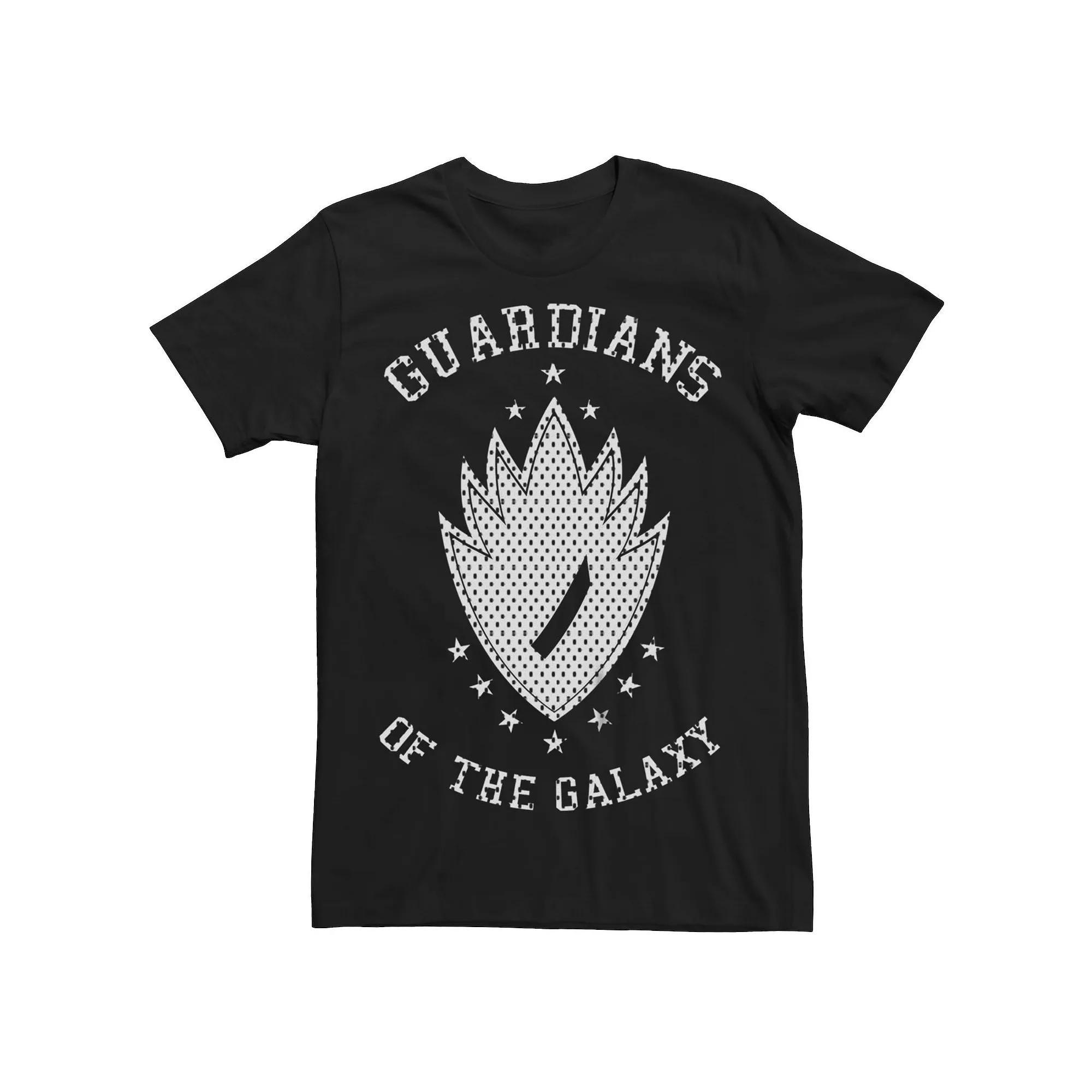 Men's Marvel Guardians Of The Galaxy Badge Logo Graphic Tee, Size: Large, Black Product Image