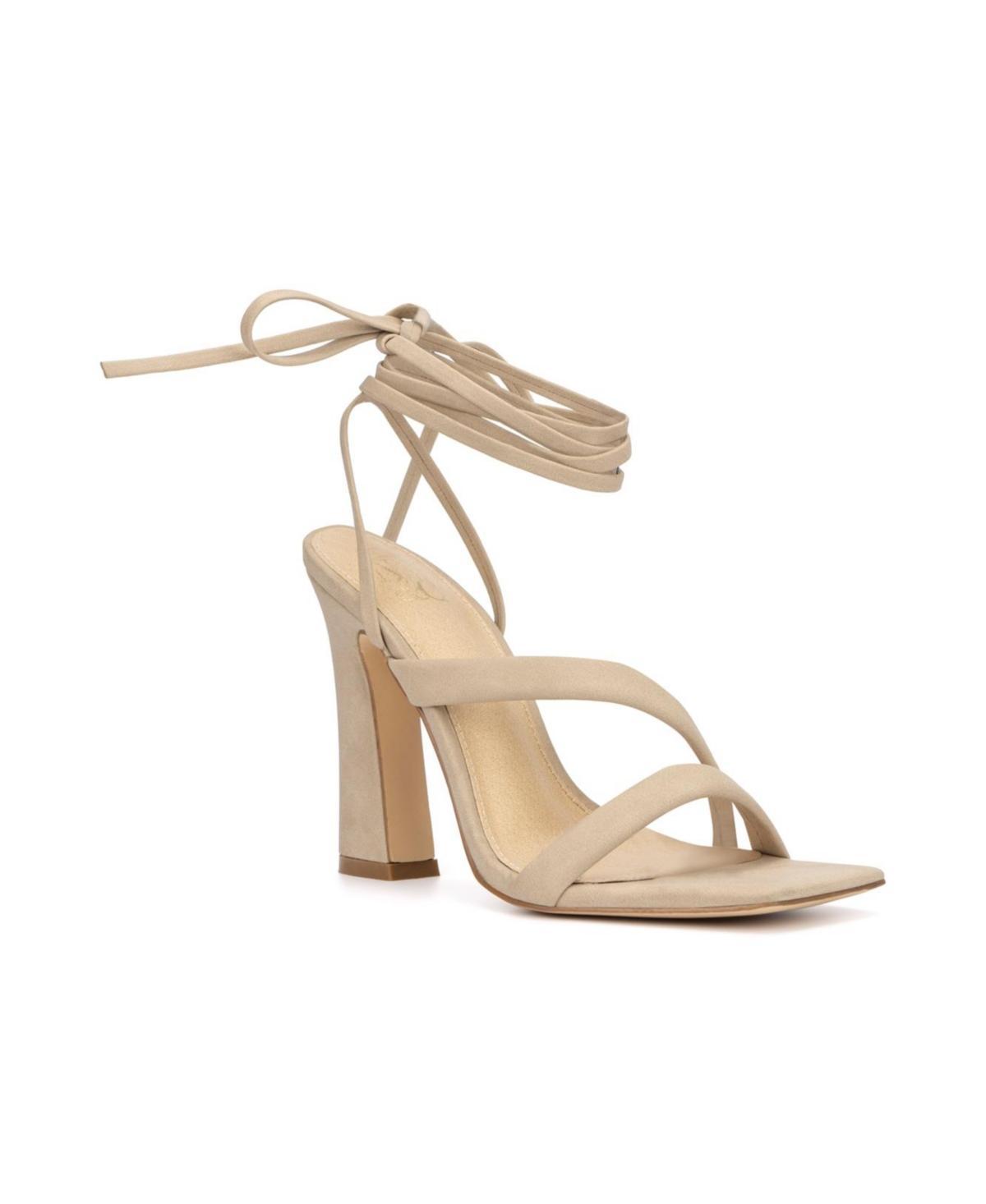 New York & Company Womens Ines Lace Up Heel Sandal Product Image