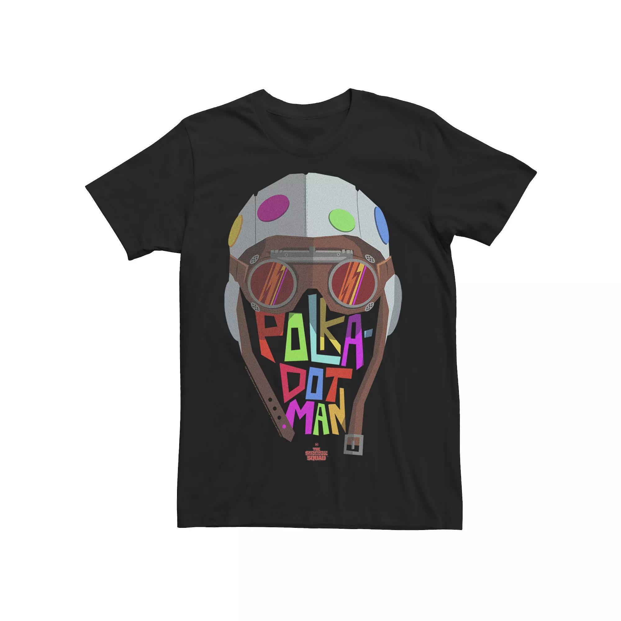 Big & Tall DC Comics The Suicide Squad Big Polka-Dot Man Logo Tee, Men's, Size: 3XL, Black Product Image