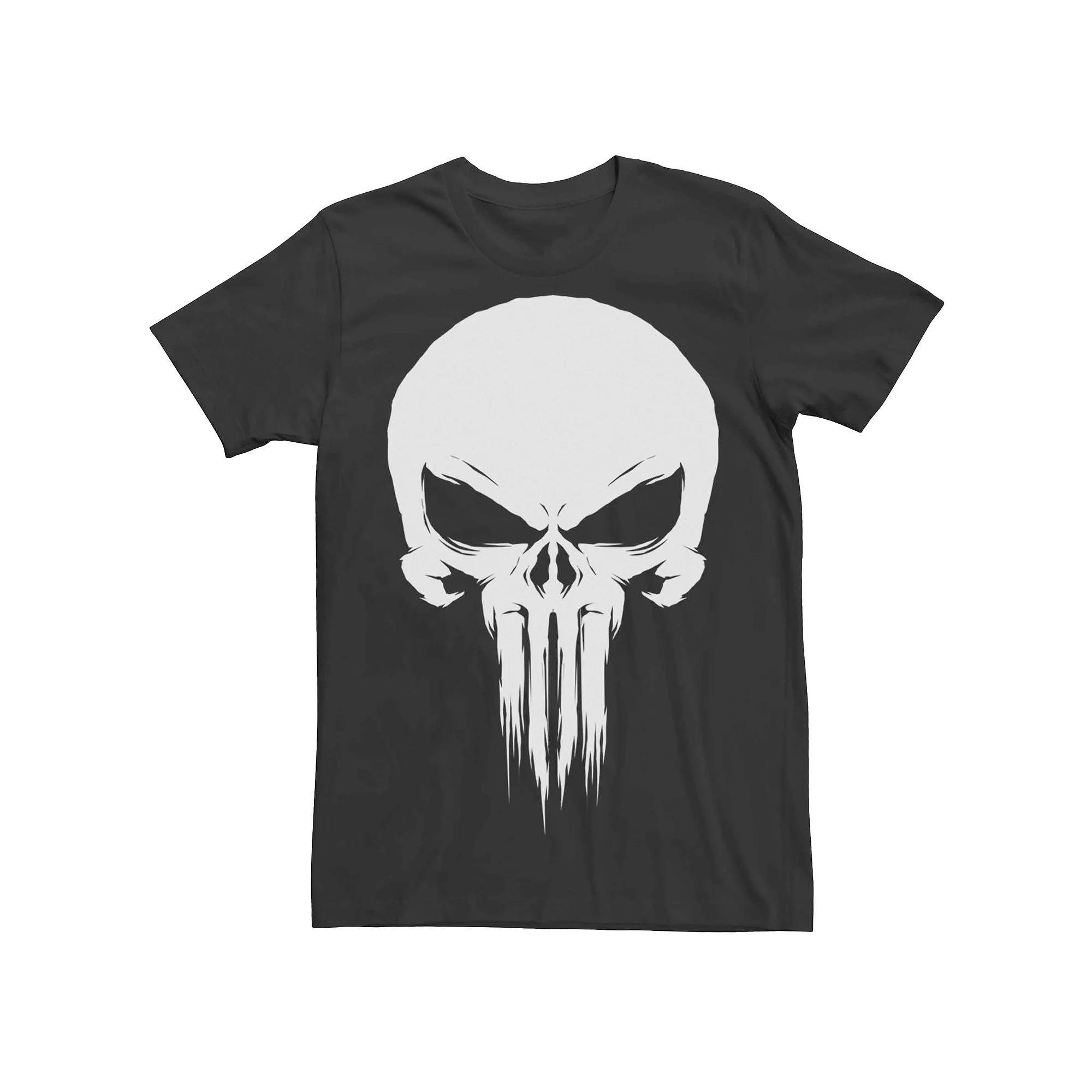 Men's Marvel's Punisher Logo Tee, Size: XXL, Black Product Image