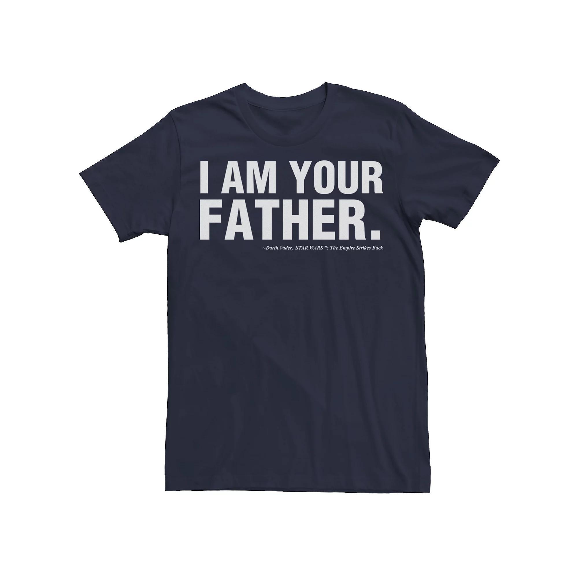 Men's Star Wars I Am Your Father Tee, Size: Large, Blue Product Image
