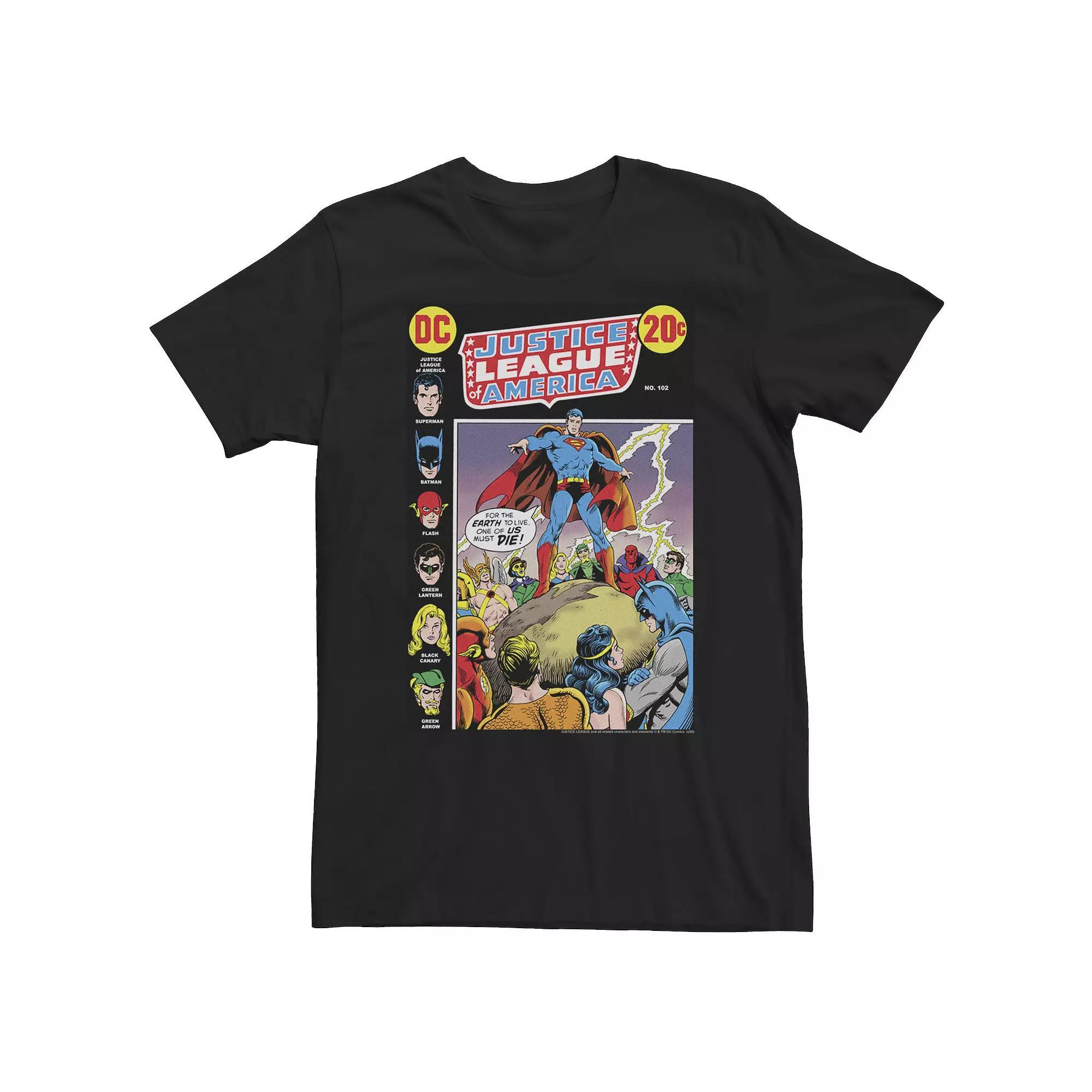 Men's DC Comics Bad Guys Merry Mayhem Christmas Tee, Size: XL, Black Product Image
