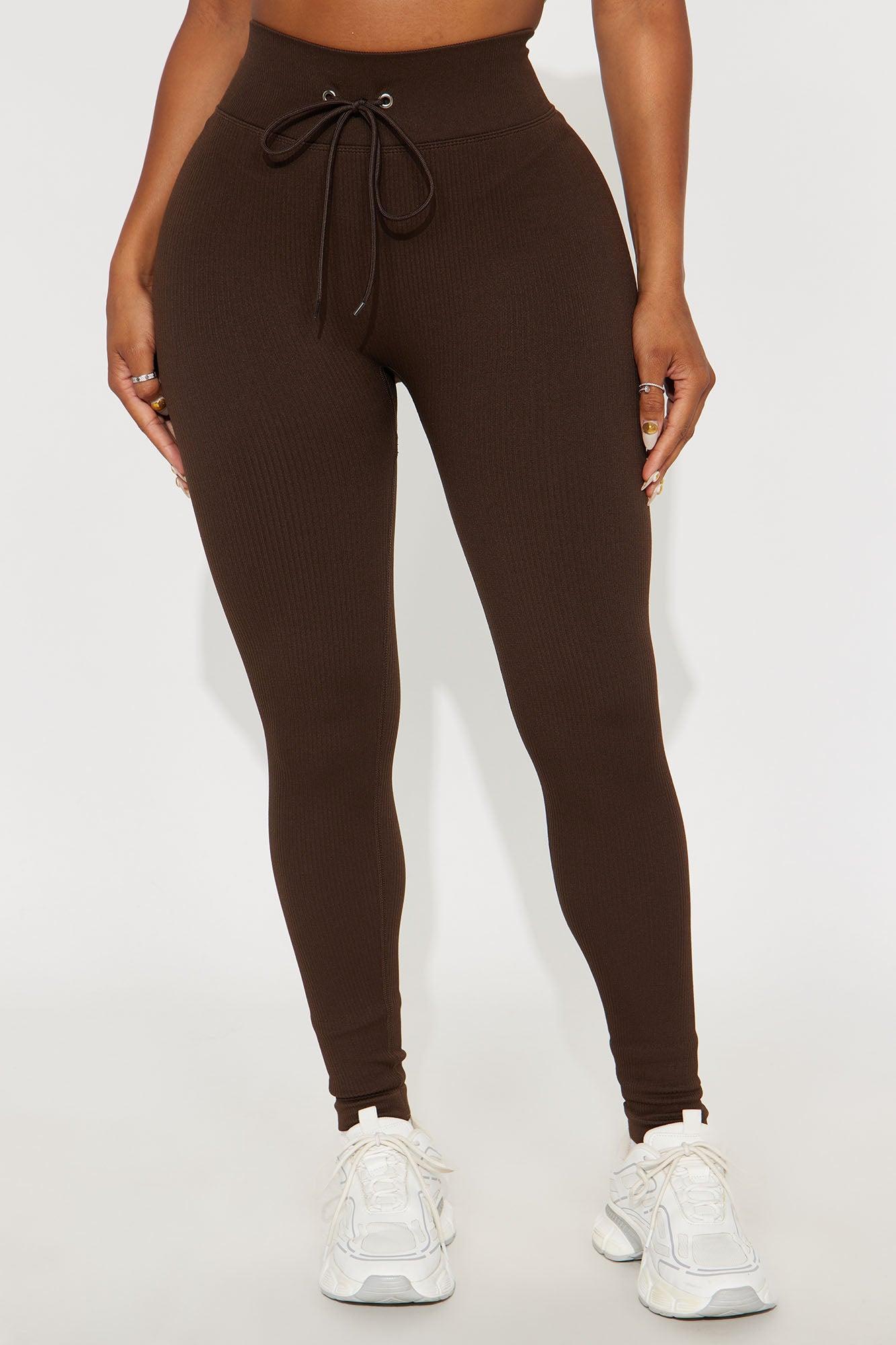 Feel The Burn Active Legging - Chocolate Product Image