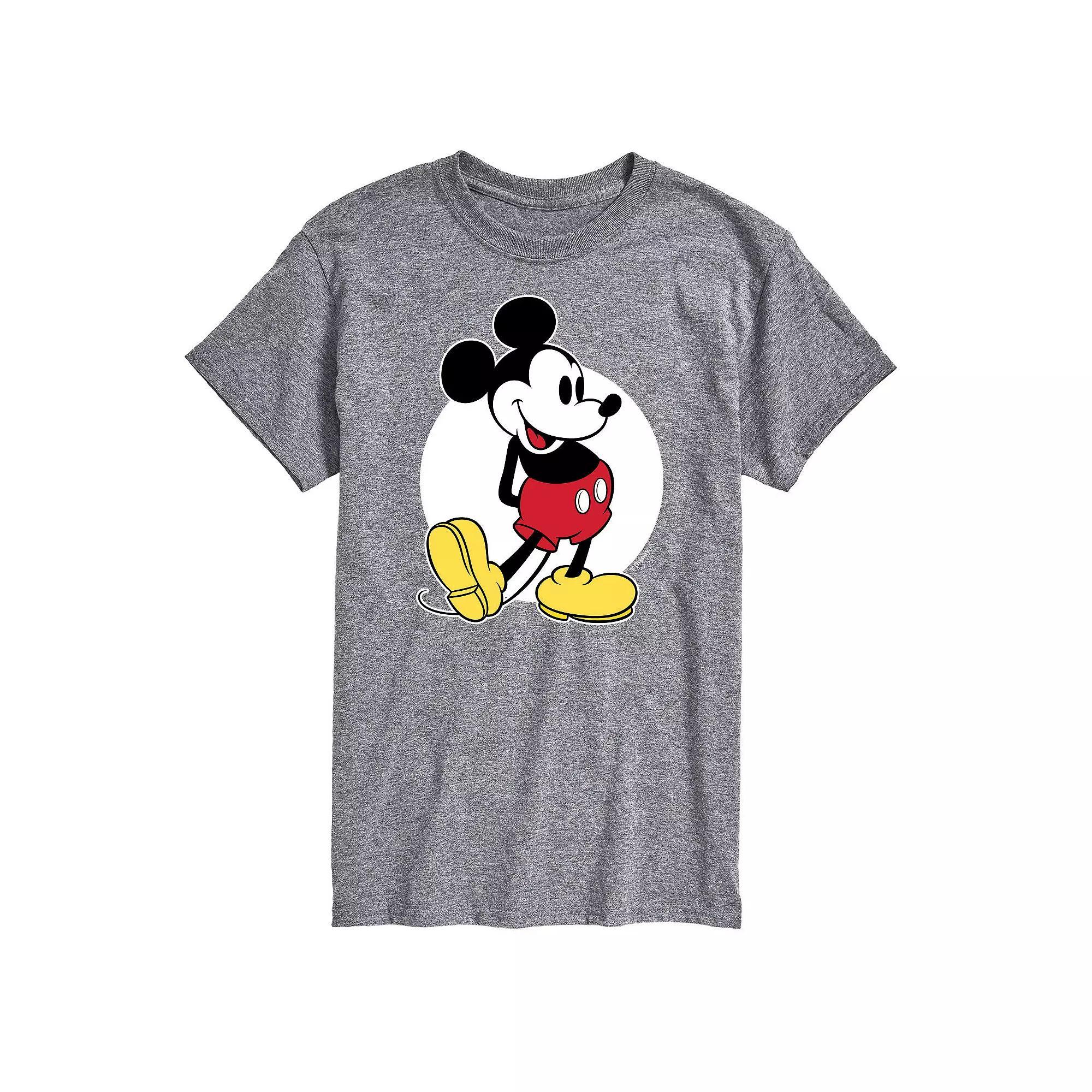 Disney's Mickey Mouse Big & Tall Classic Graphic Tee, Men's, Size: XL Tall, Gray Product Image