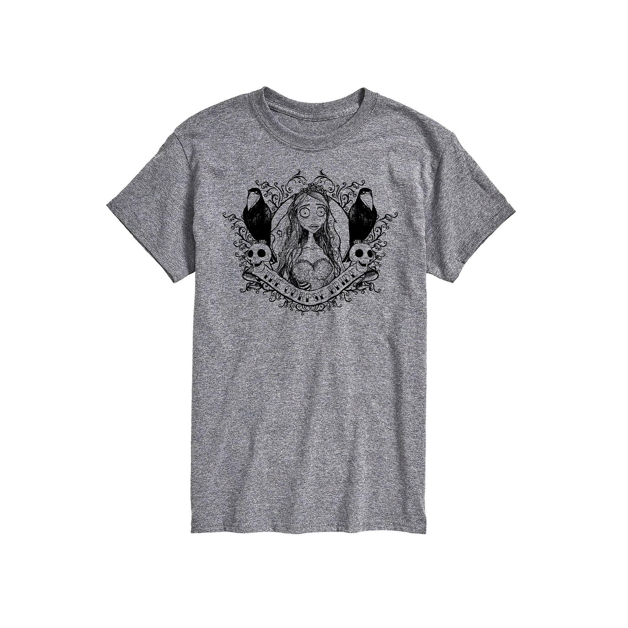 Mens Corpse Bride Crows Graphic Tee Product Image