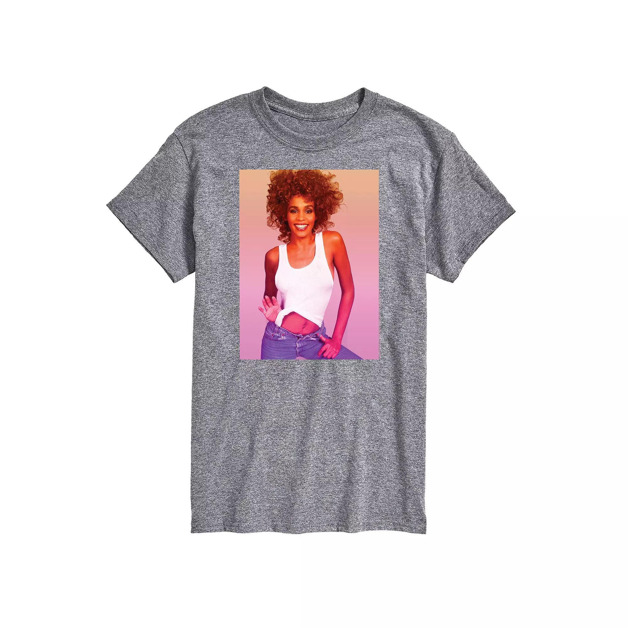 Mens Whitney Houston Photo Tee Product Image