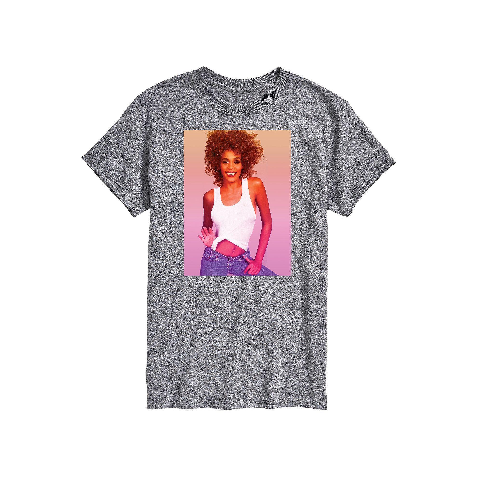 Mens Whitney Houston Photo Tee Product Image