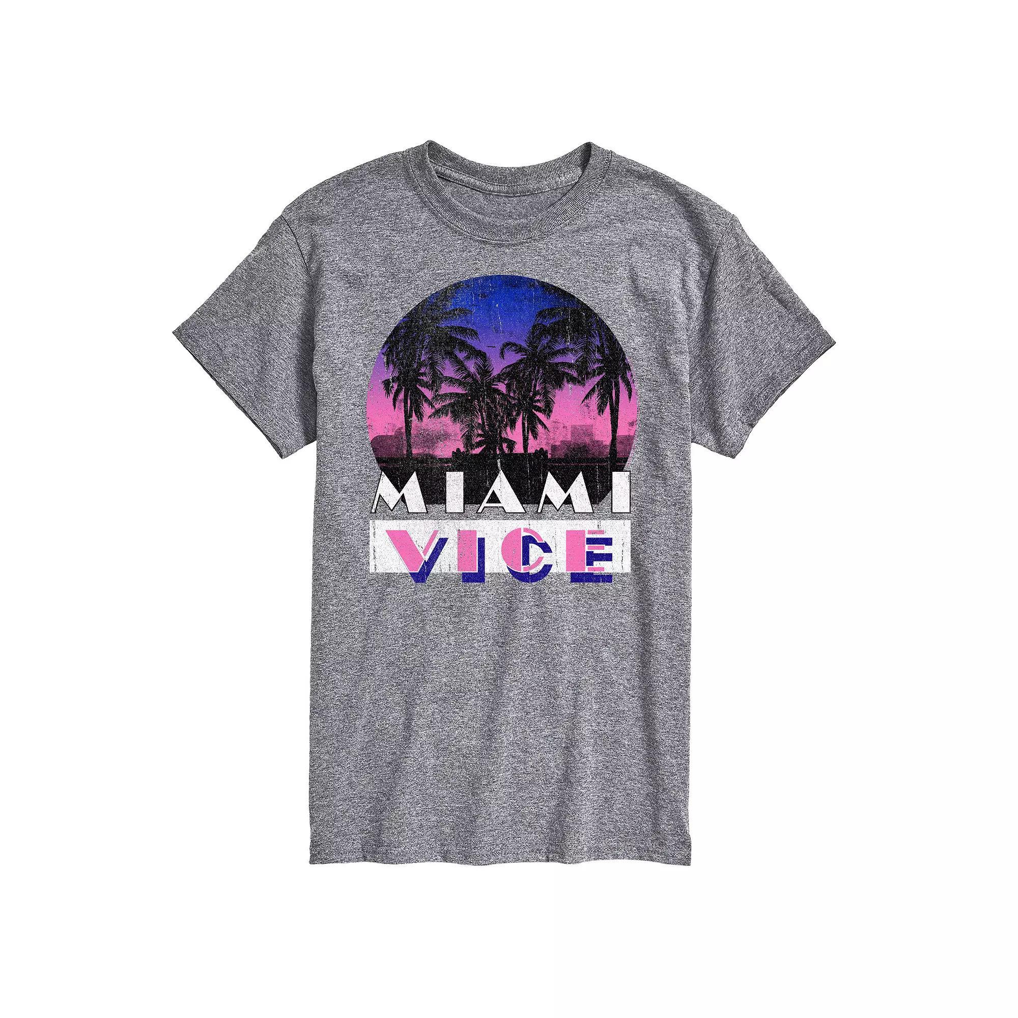 Big & Tall Miami Vice Vice Life Graphic Tee, Mens Product Image