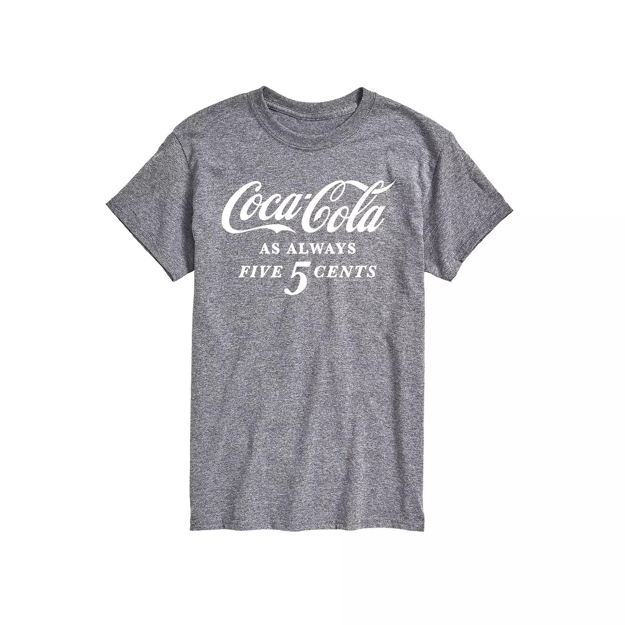 Mens Coca-Cola As Always Five Cents Graphic Tee Product Image