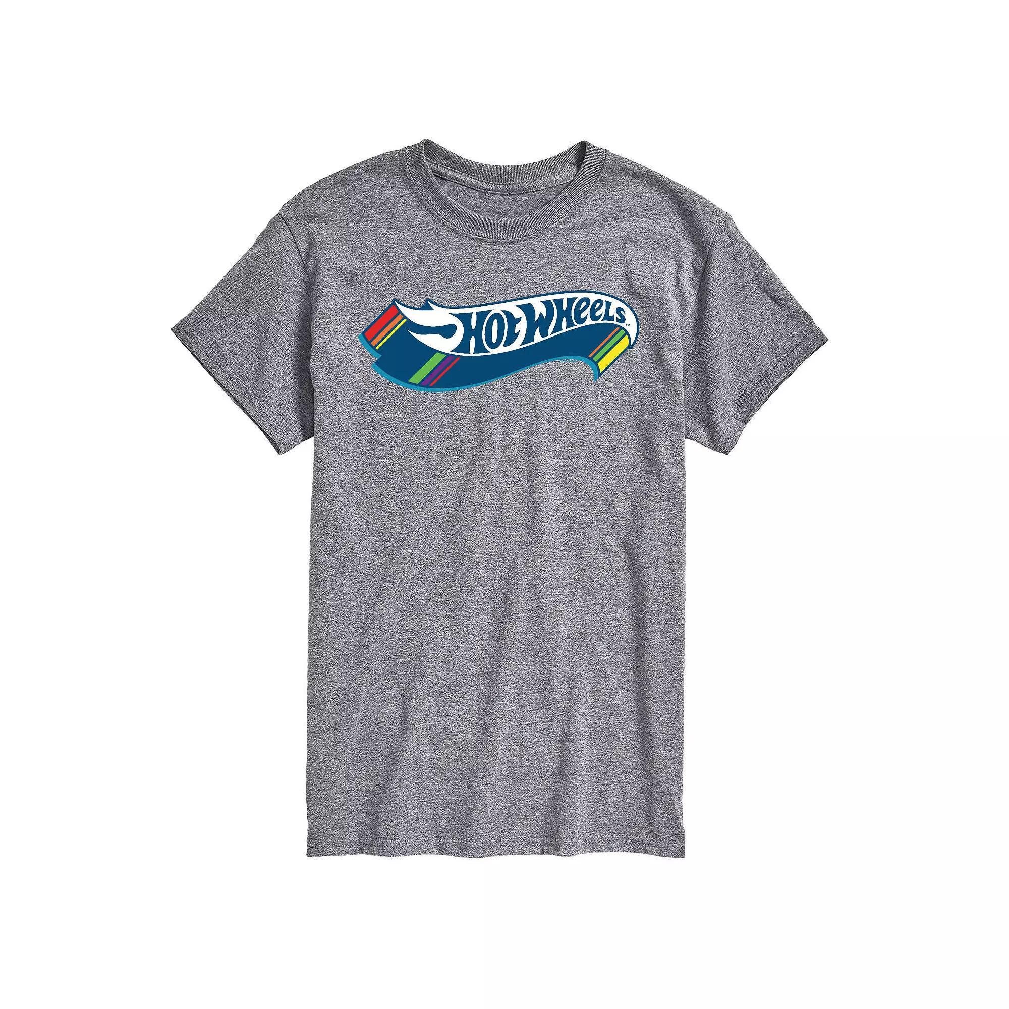 Big & Tall Hot Wheels Flame Logo Graphic Tee, Mens Product Image