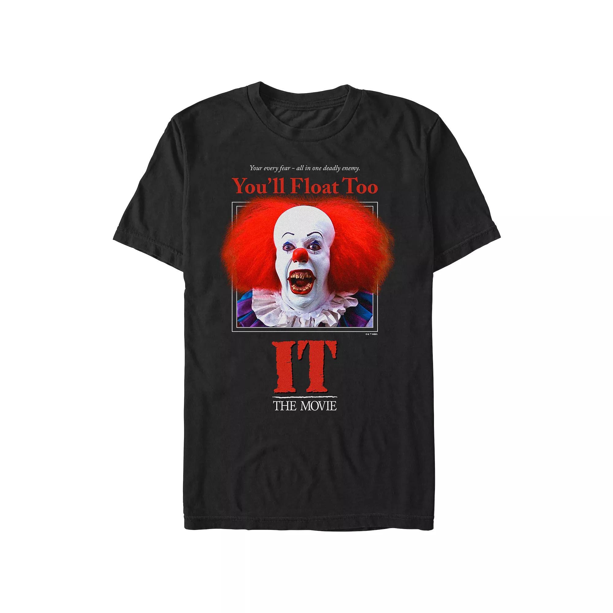 Men's It The Movie You'll Float Too Graphic Tee, Size: Medium, Black Product Image