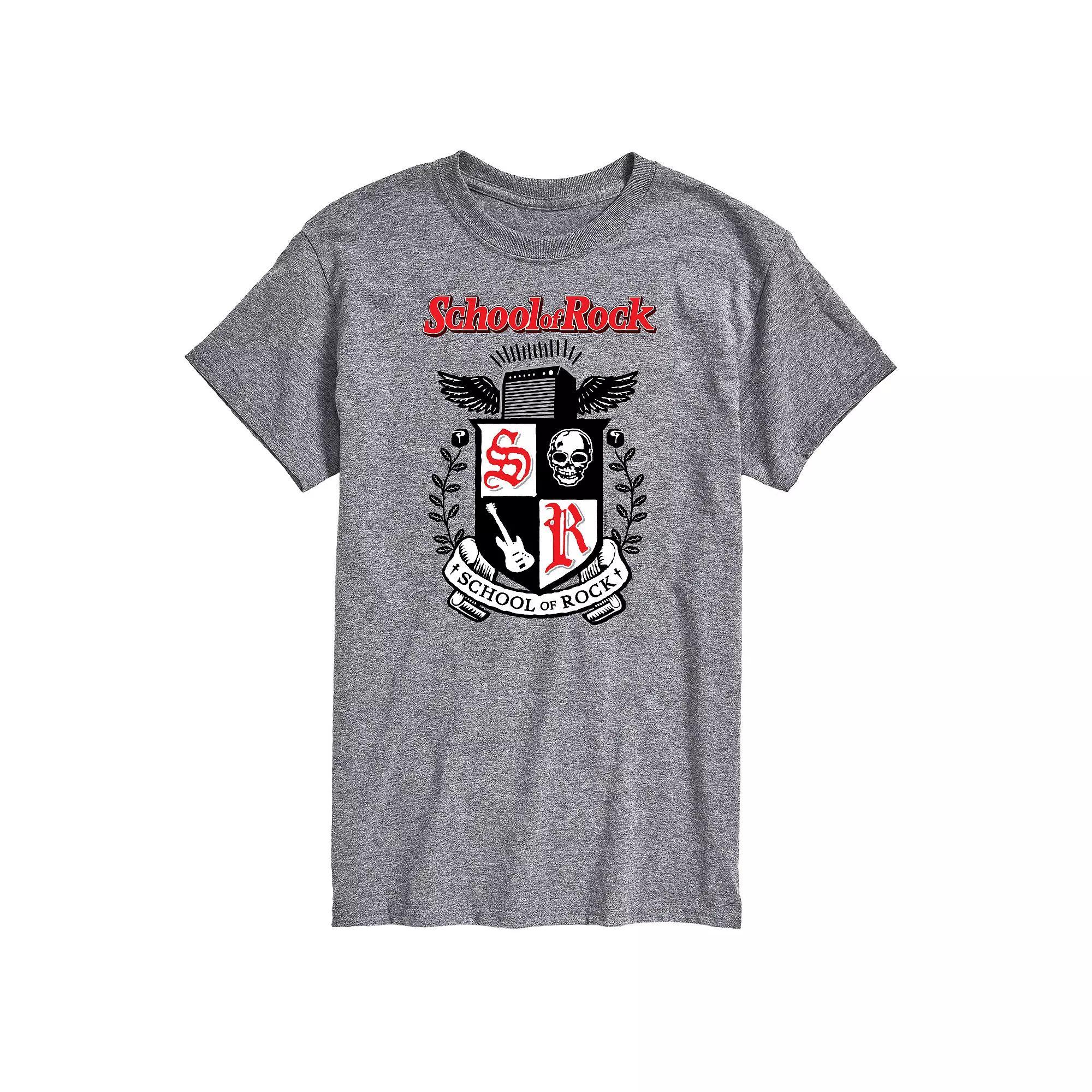 Big & Tall School of Rock Crest Graphic Tee, Mens Product Image