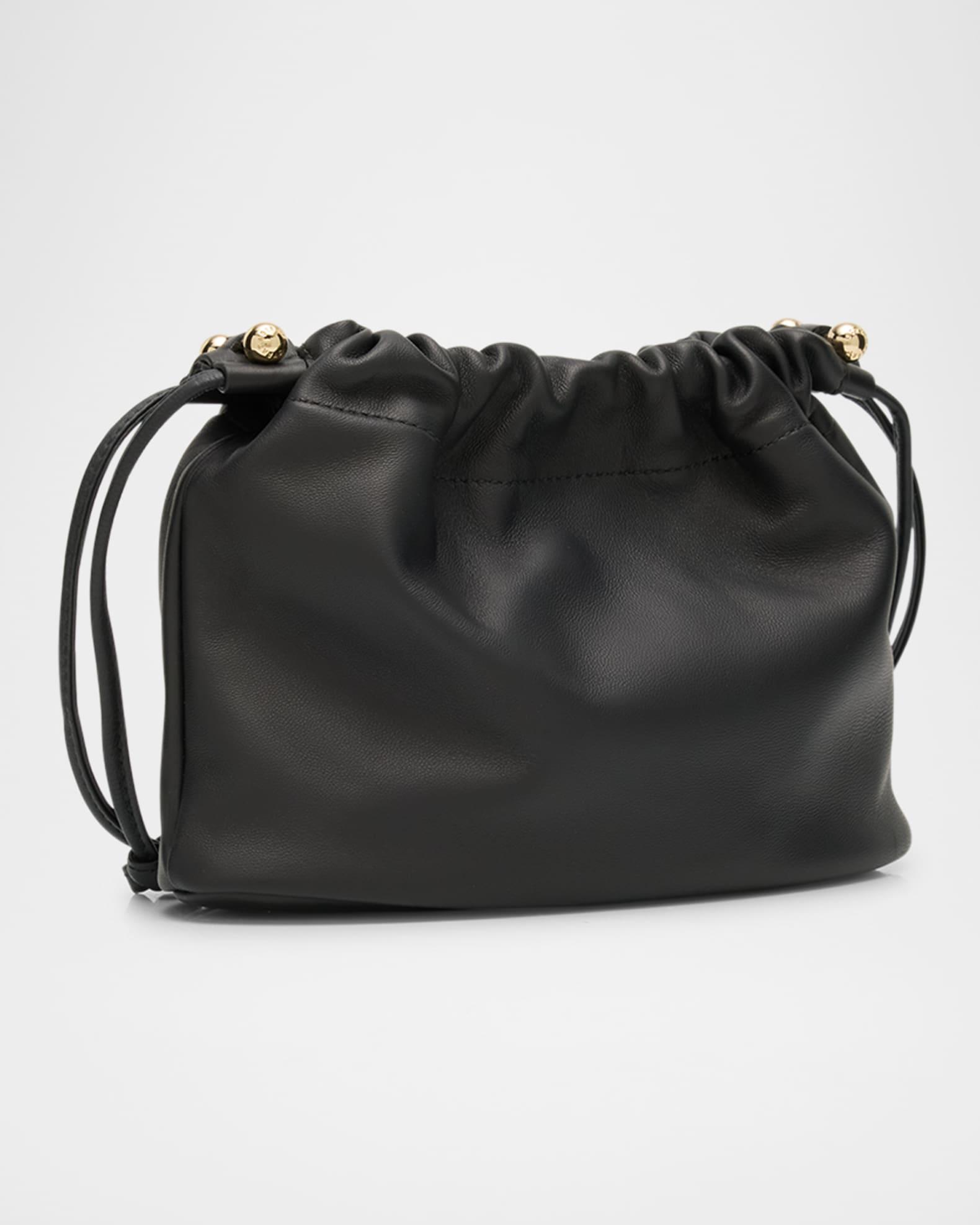 Charlotte Drawstring Leather Clutch Bag Product Image