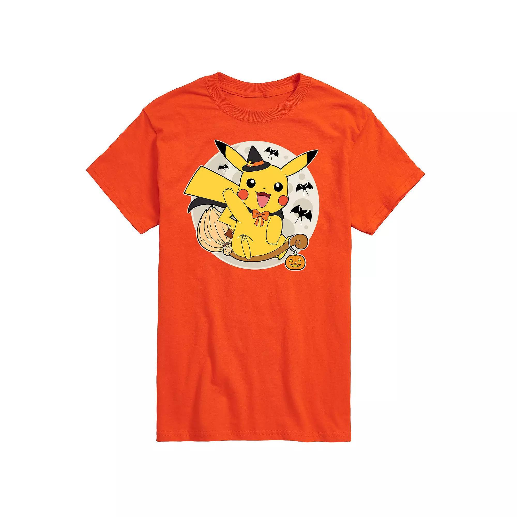 Mens Pokemon Pikachu Moon Witch Graphic Tee Product Image