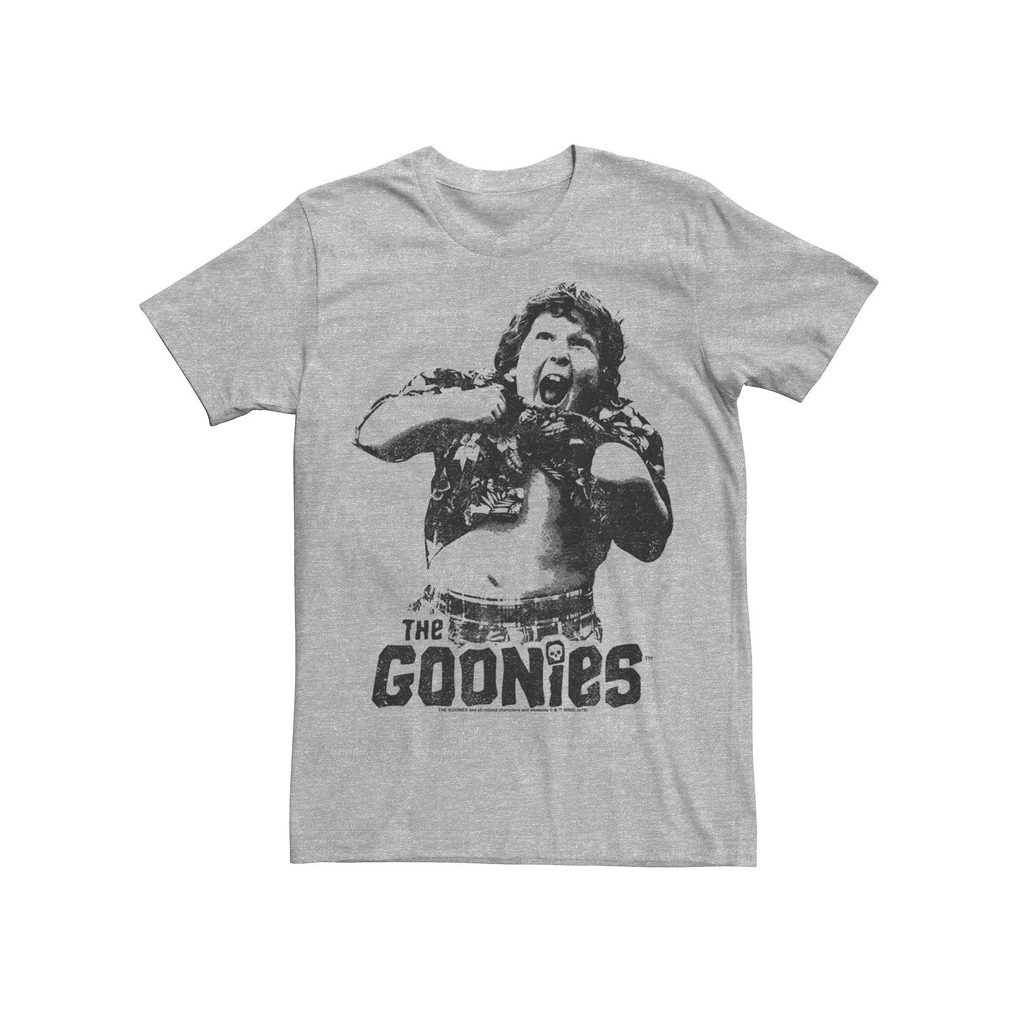 Mens The Goonies Chunk Truffle Shuffle Tee Athletic Grey Product Image