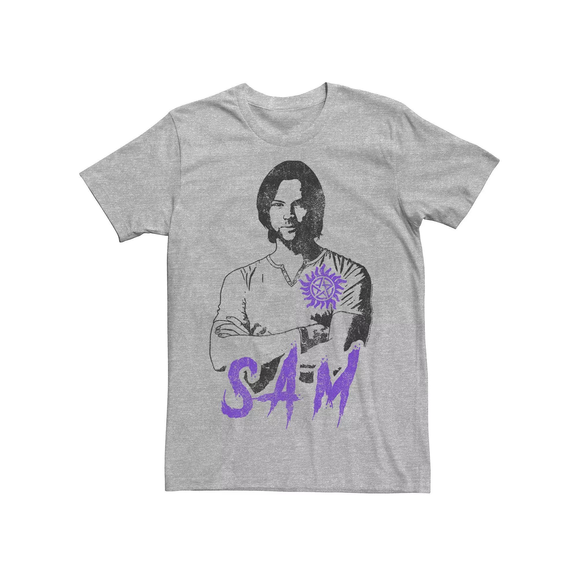 Men's Supernatural Sam Tee, Size: Small, Athletic Grey Product Image