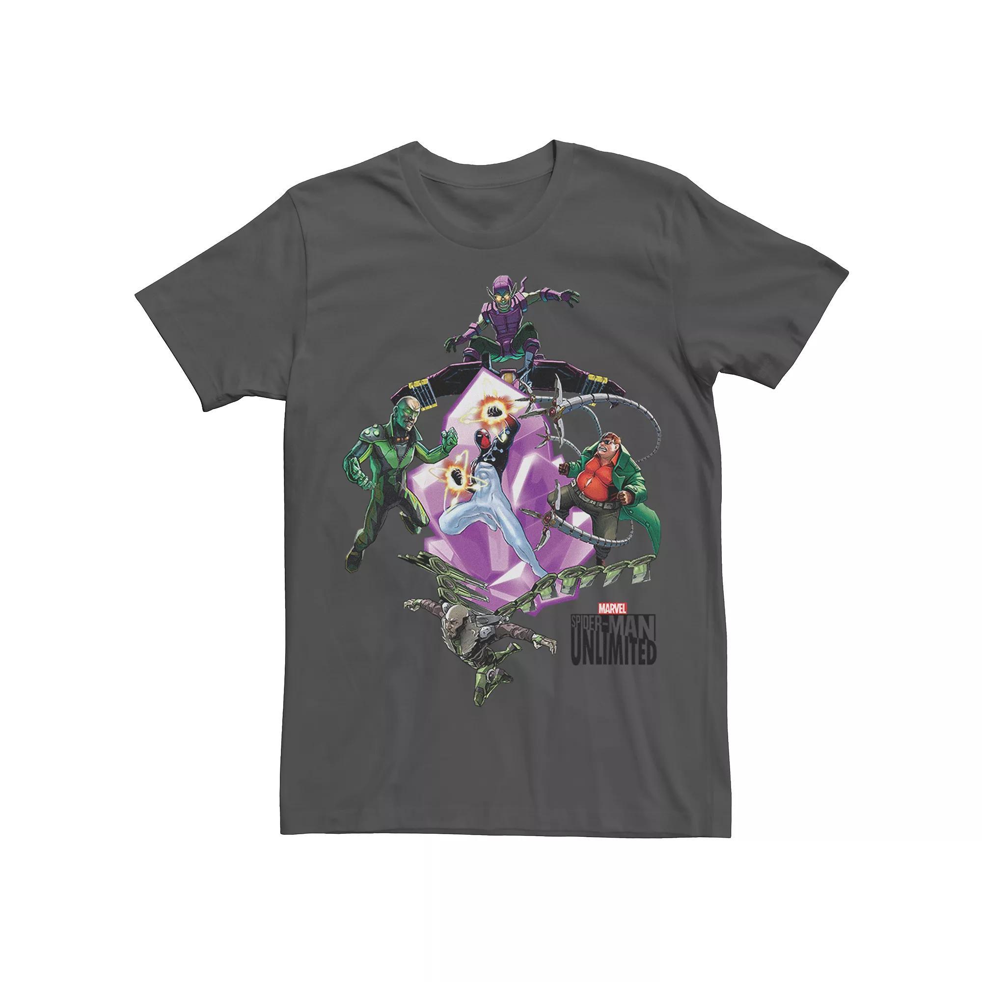 Disney's Mickey Mouse Men's Under Control Tee, Size: Large, Grey Heather Product Image