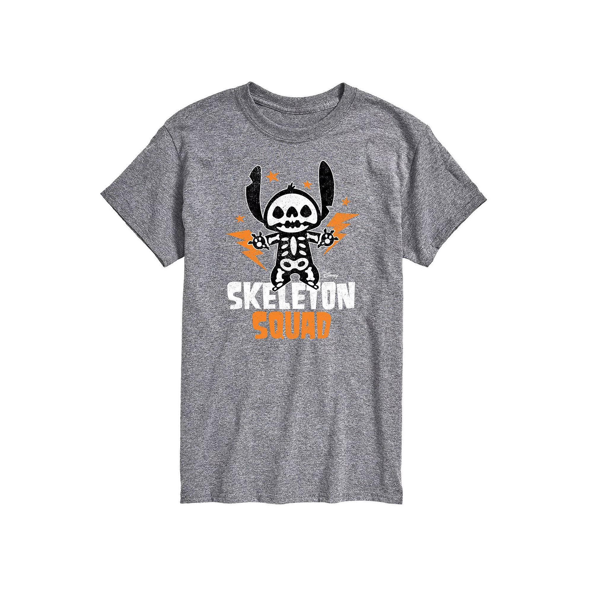 Disneys Lilo & Stitch Mens Skeleton Squad Tee Product Image